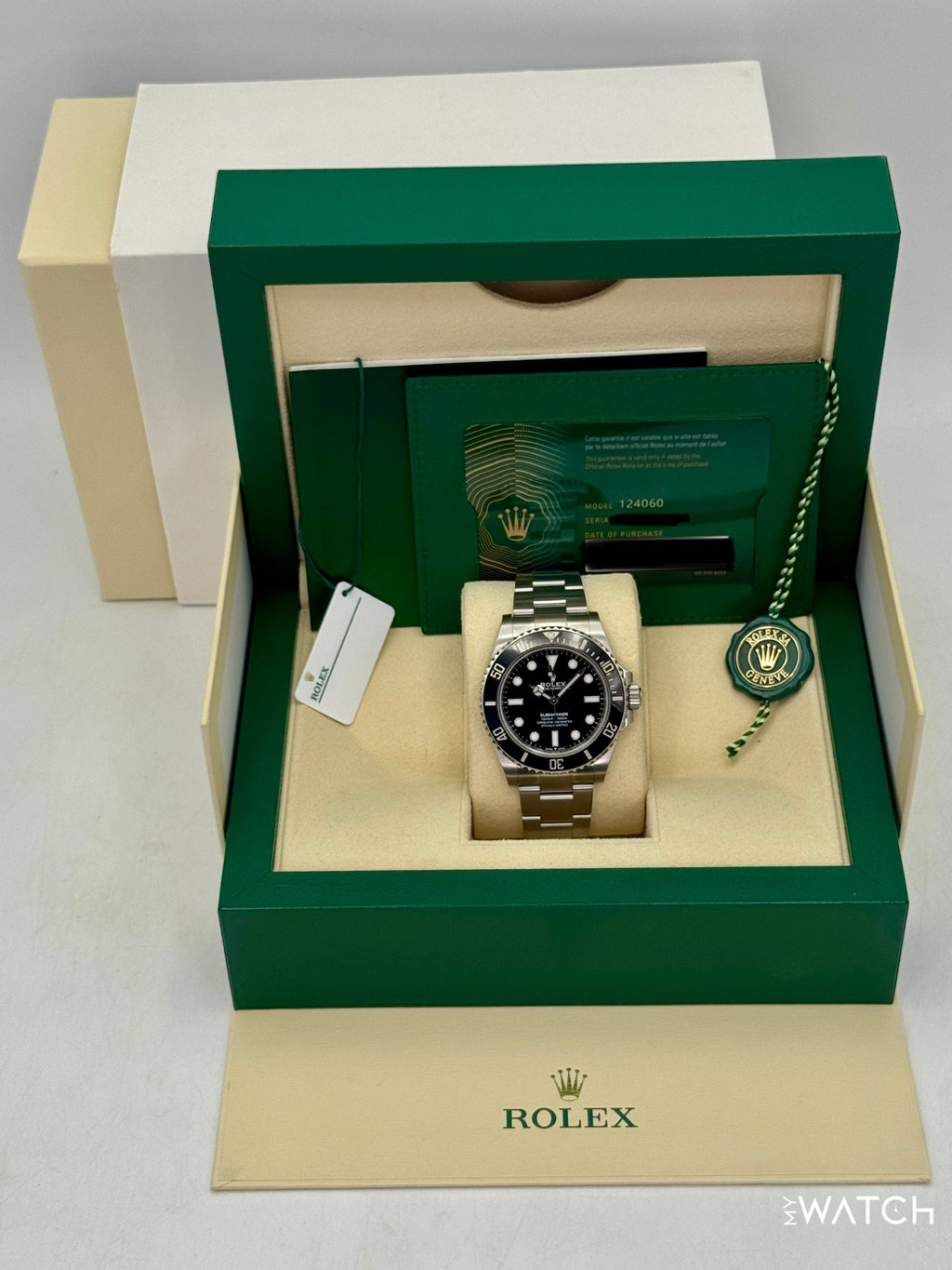 2021 Rolex Submariner 41mm 124060 Stainless Steel Black Dial