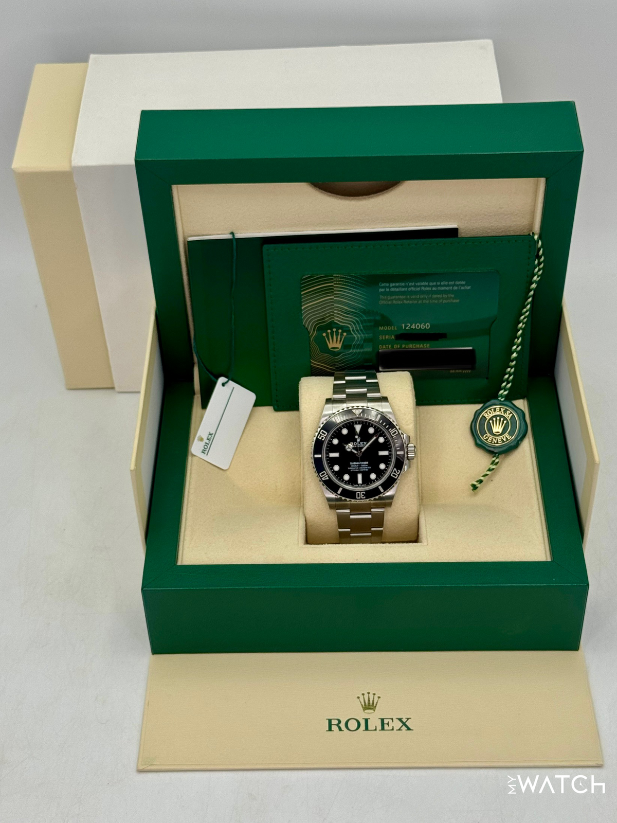 2021 Rolex Submariner 41mm 124060 Stainless Steel Black Dial