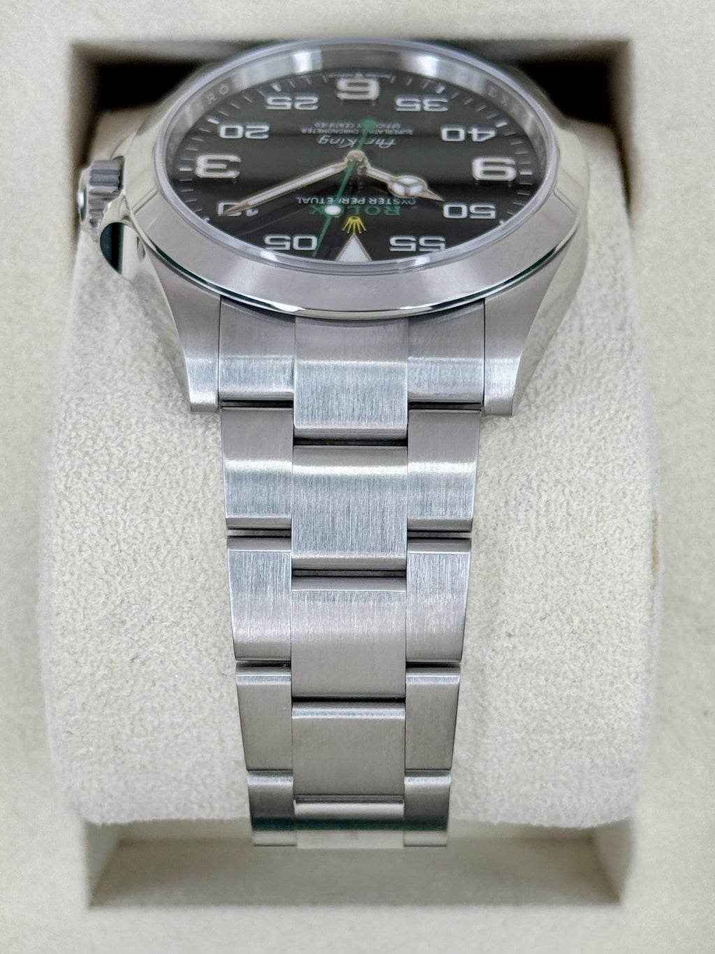 2025 Rolex Air-King 40mm 126900 Stainless Steel Black Dial
