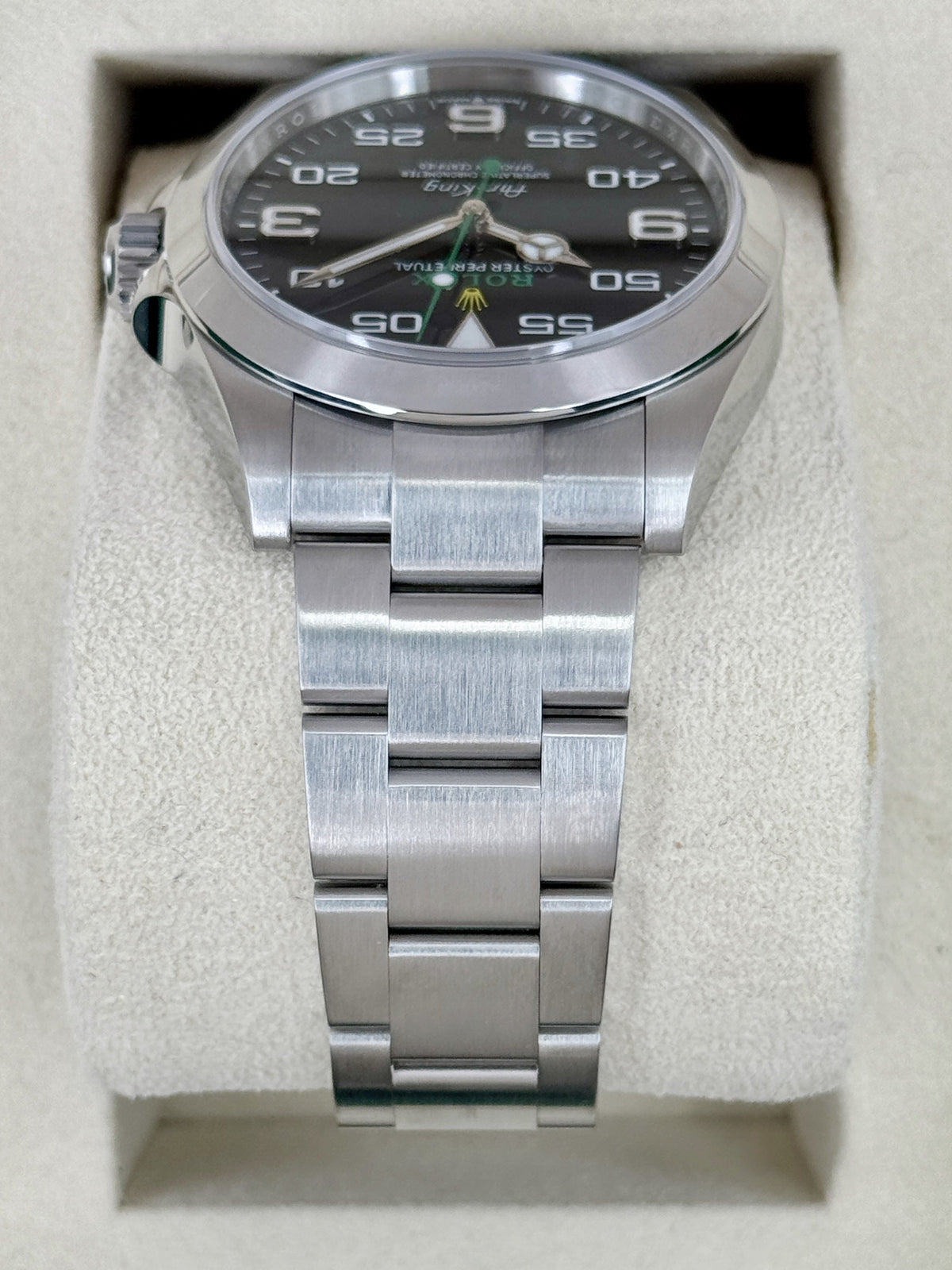 2025 Rolex Air-King 40mm 126900 Stainless Steel Black Dial