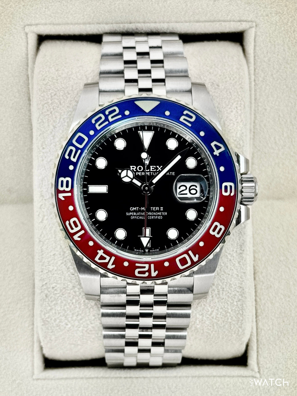 2021 Rolex GMT-Master II "Pepsi" 40mm 126710BLRO Jubilee