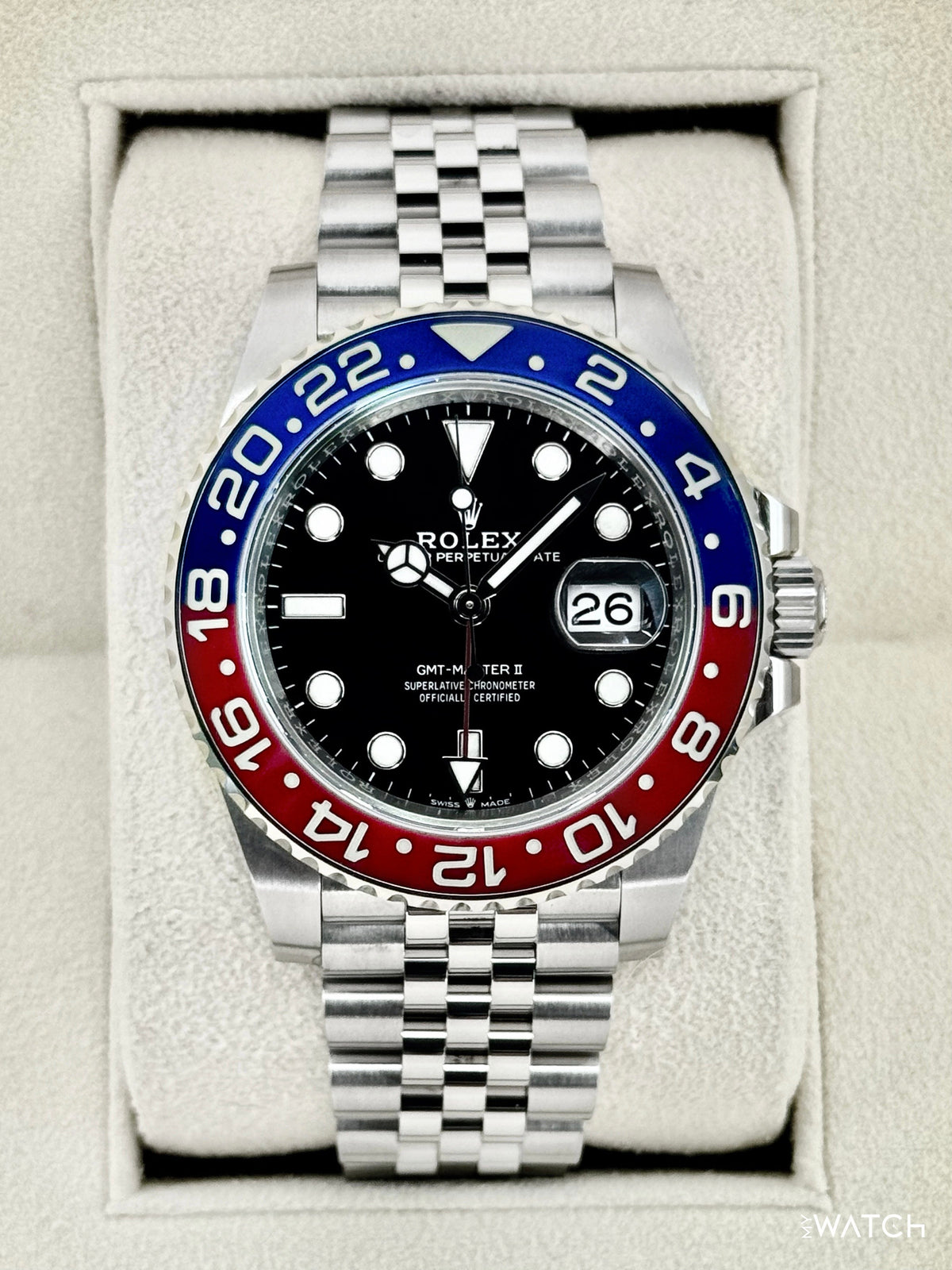 2021 Rolex GMT-Master II "Pepsi" 40mm 126710BLRO Jubilee