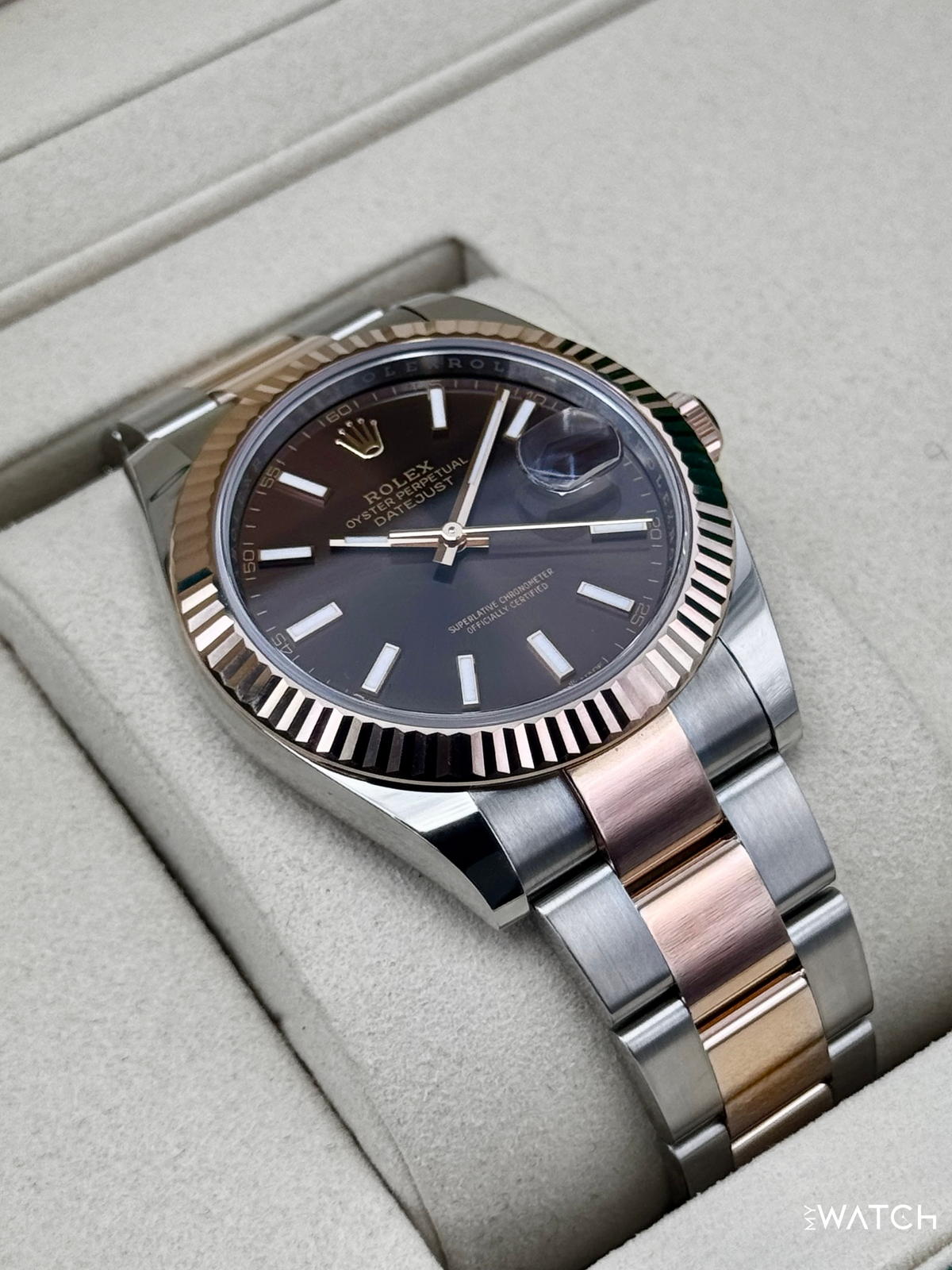 NEW 2026 Rolex Datejust 41mm 126331 Two-Tone Oyster Chocolate Dial