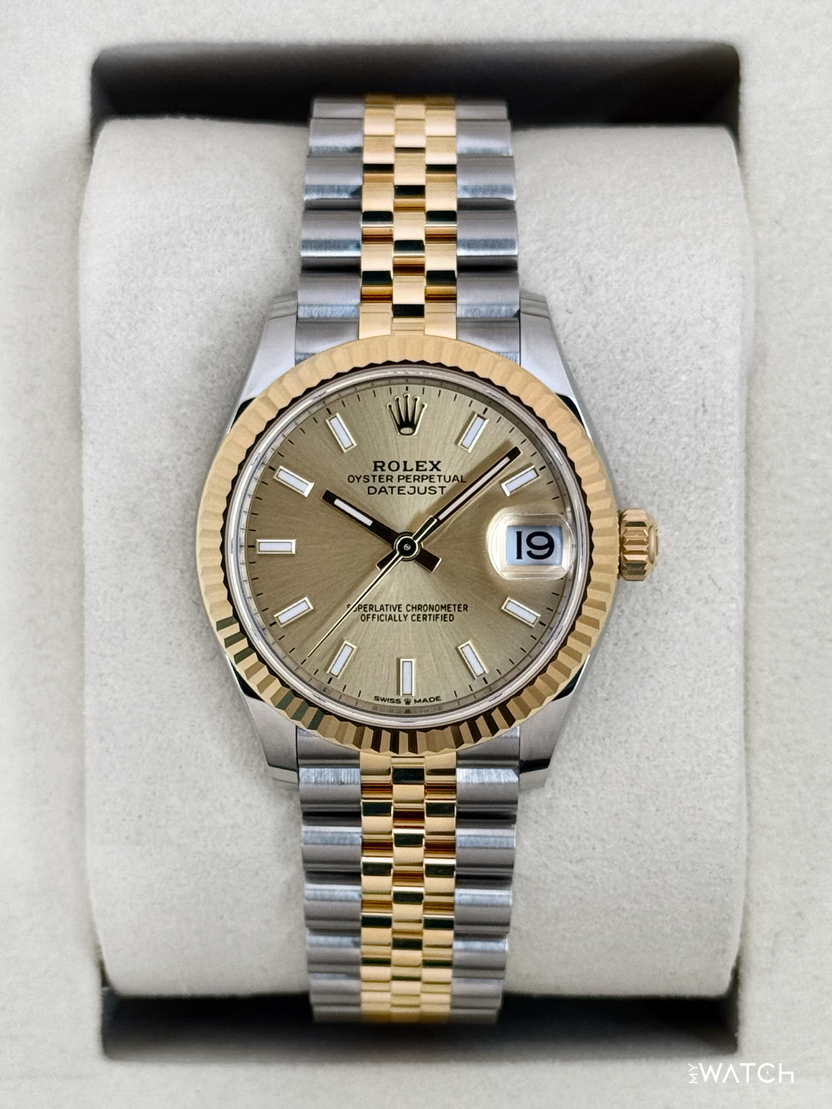 NEW 2026 Rolex Datejust 31mm 278273 Two-Tone Jubilee Champagne Dial
