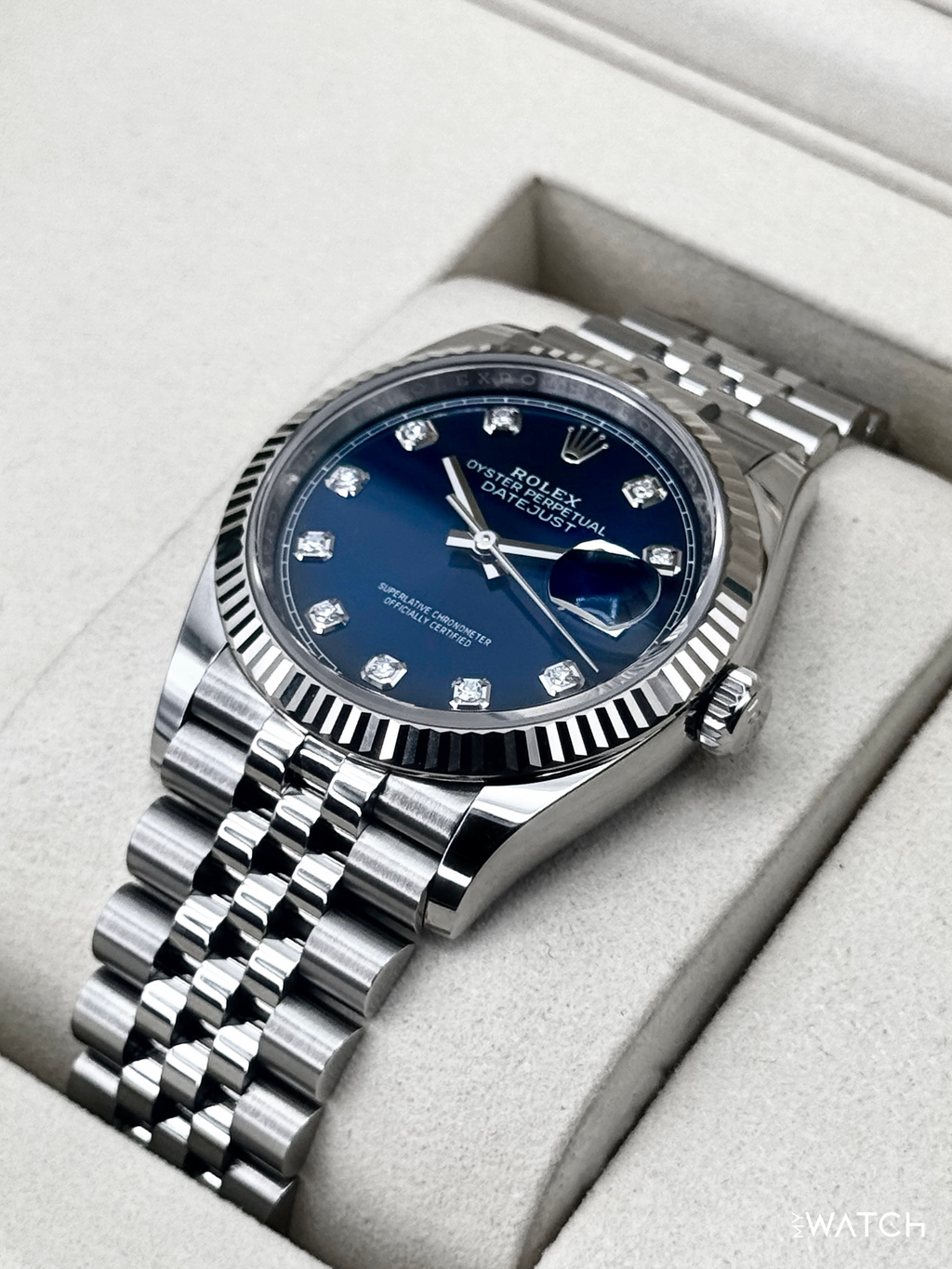 NEW 2026 Rolex Datejust 36mm 126234 Stainless Steel Jubilee Blue Diamond Dial