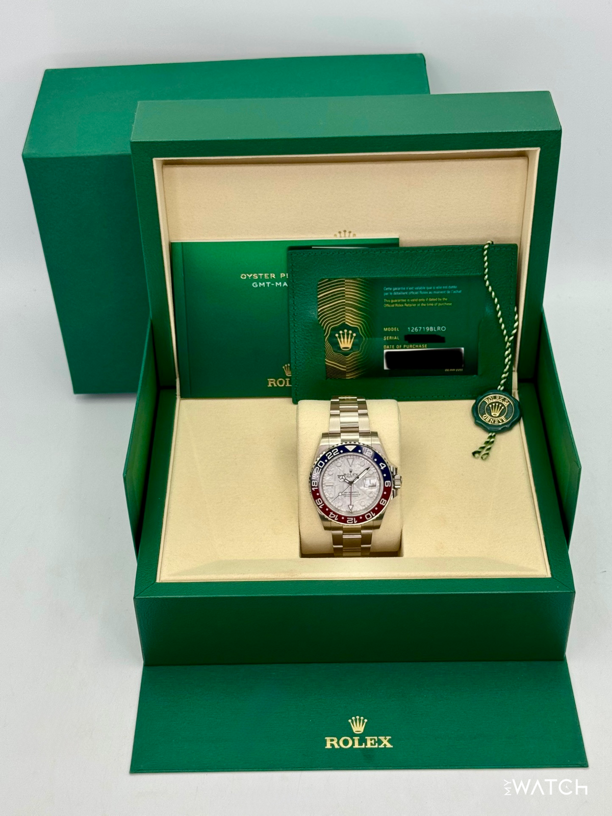 Rolex GMT-Master II "Pepsi" 40mm 126719BLRO Meteorite Dial