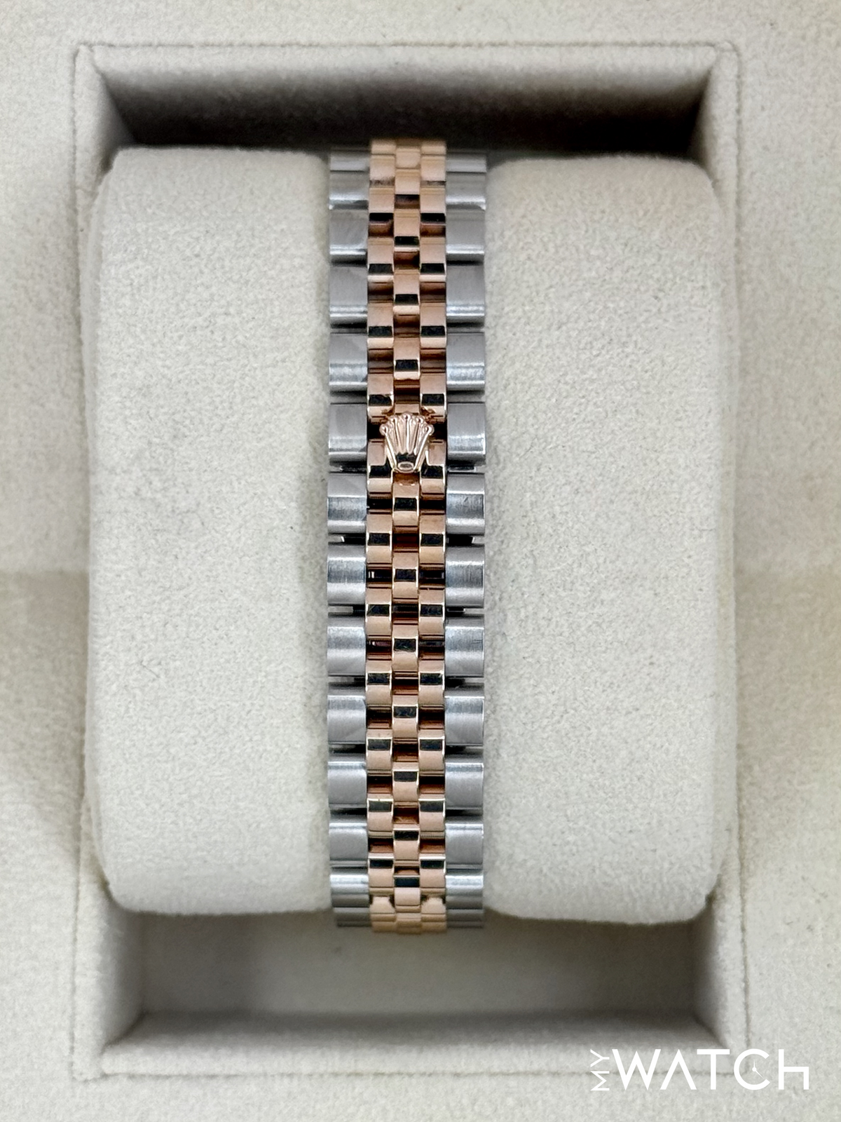2023 Rolex Ladies Datejust 28mm 279171 Two-Tone Chocolate Diamond Dial