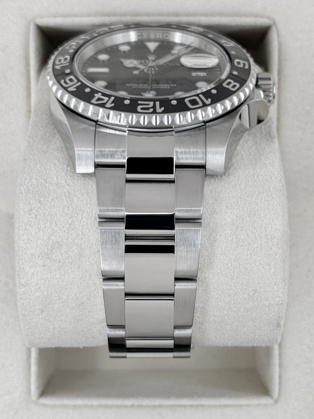 2016 Rolex GMT-Master II 40mm 116710LN Stainless Steel Black Dial