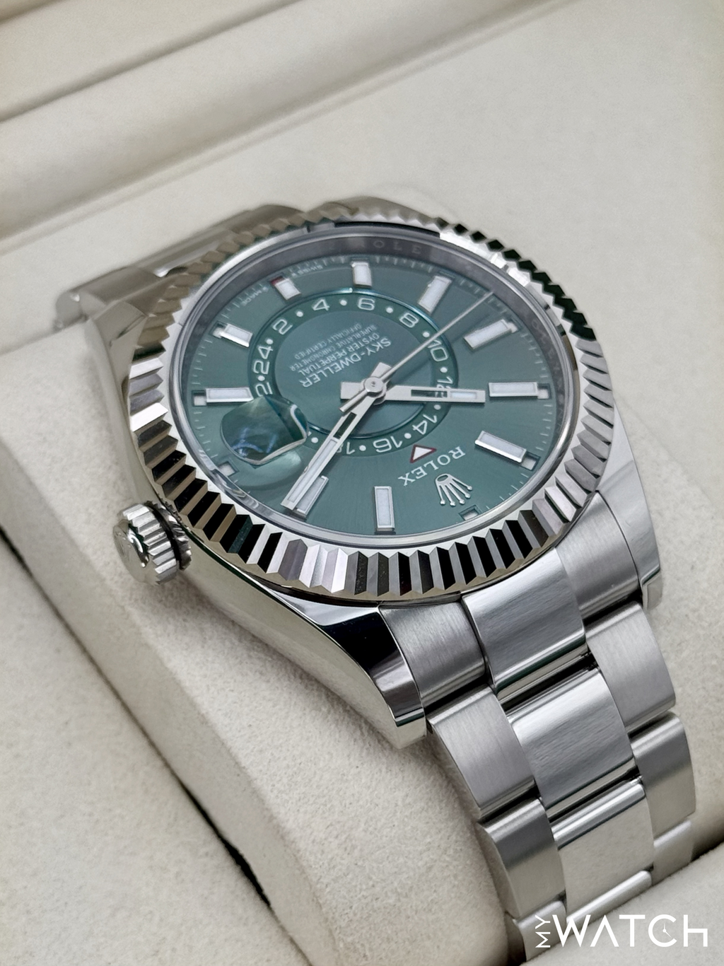 NEW 2026 Rolex Sky-Dweller 42mm 336934 Oyster Green Dial