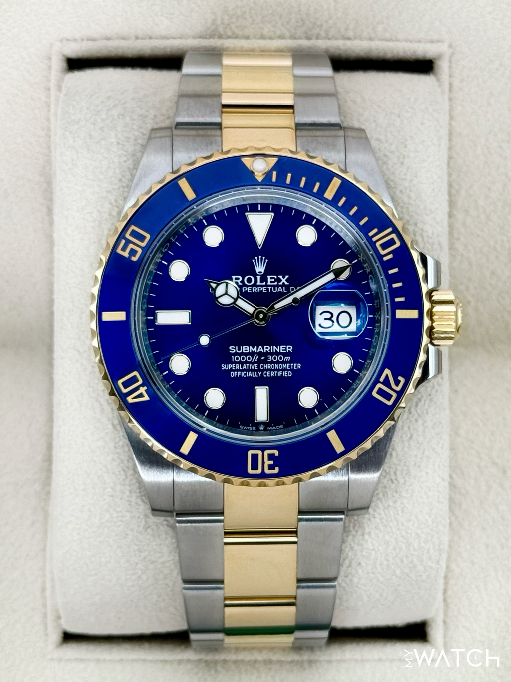 2024 Rolex Submariner "Bluesy" 41mm 126613LB Two-Tone Blue Dial