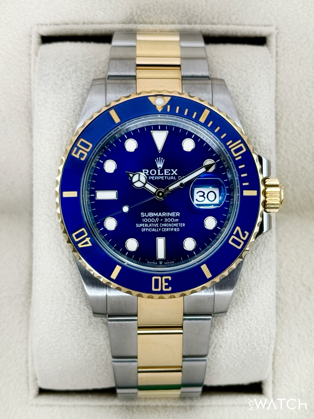 2024 Rolex Submariner "Bluesy" 41mm 126613LB Two-Tone Blue Dial