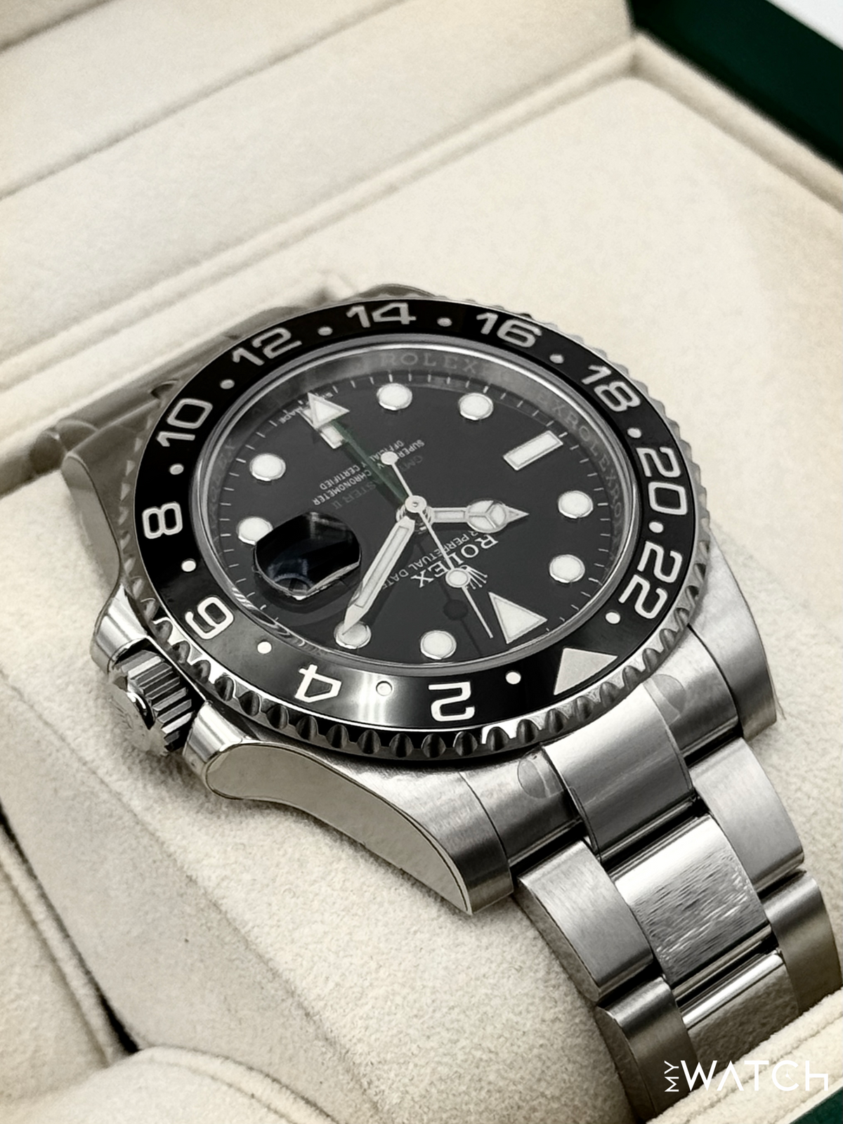 NEW OLD STOCK 2018 Rolex GMT-Master II 40mm 116710LN Black Dial (STICKERED)