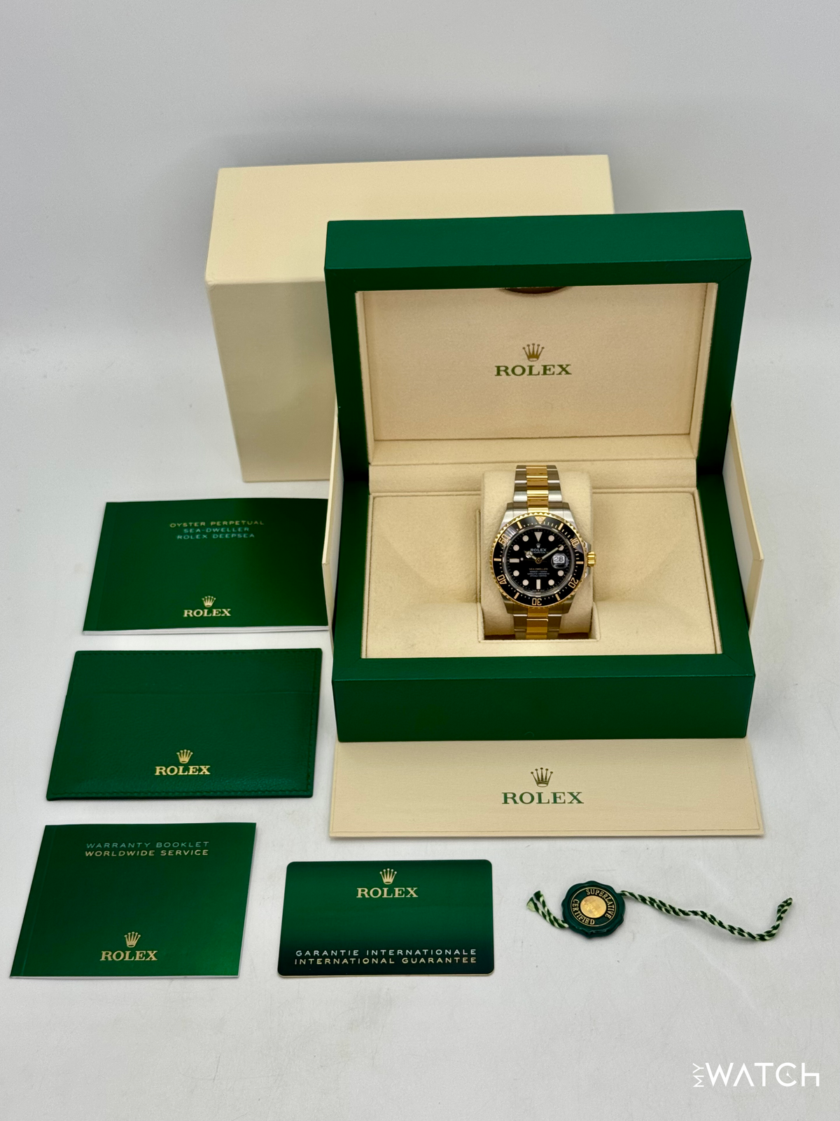 2022 Rolex Sea-Dweller 43mm 126603 Two-Tone Black Dial