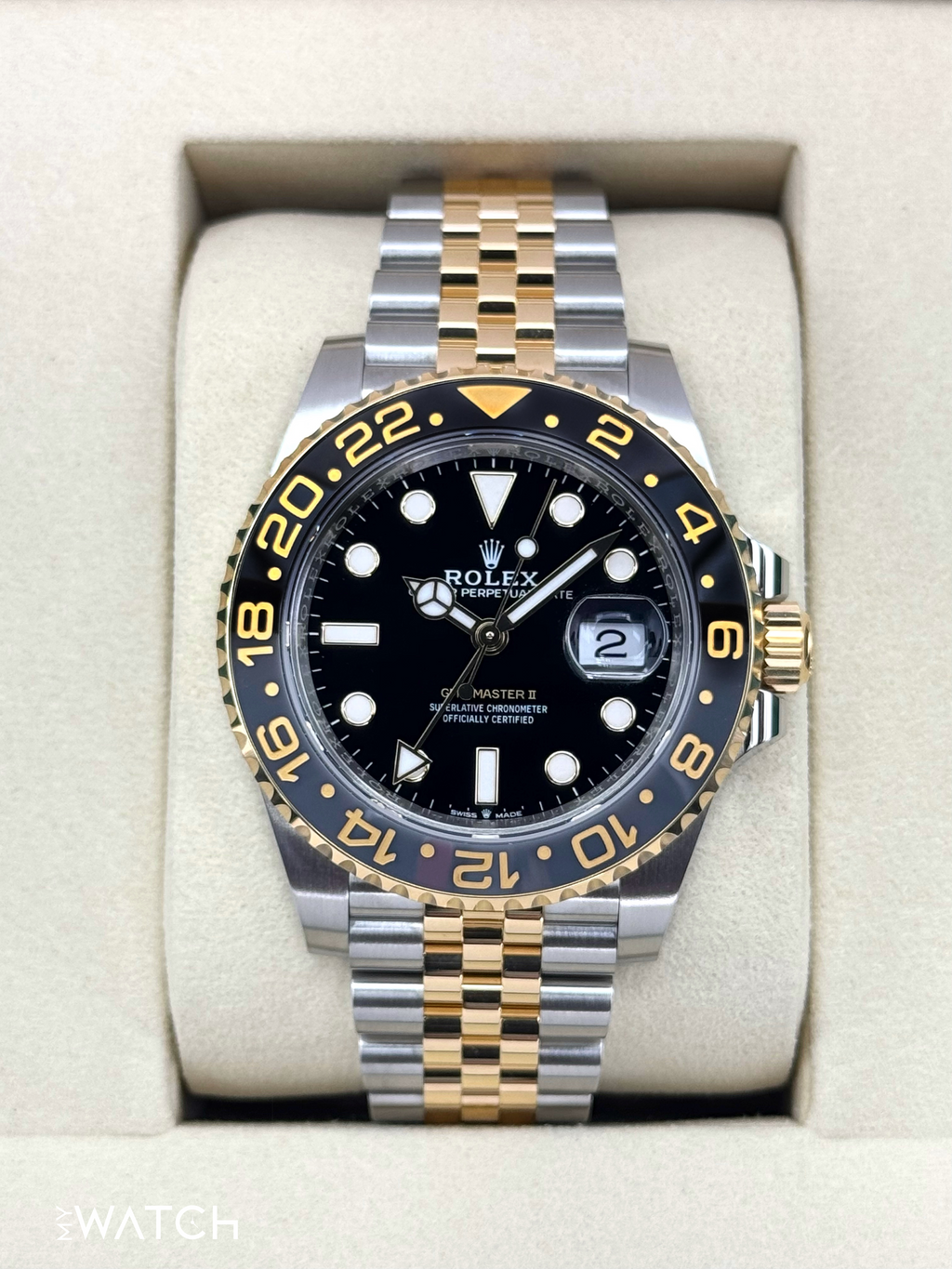 NEW 2026 Rolex GMT-Master II 40mm 126713GRNR Two-Tone Jubilee