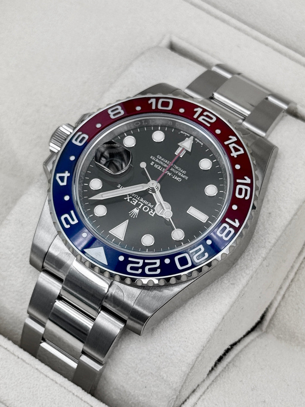 NEW OLD STOCK 2021 Rolex GMT-Master II "Pepsi" 40mm 126710BLRO Oyster (STICKERED)