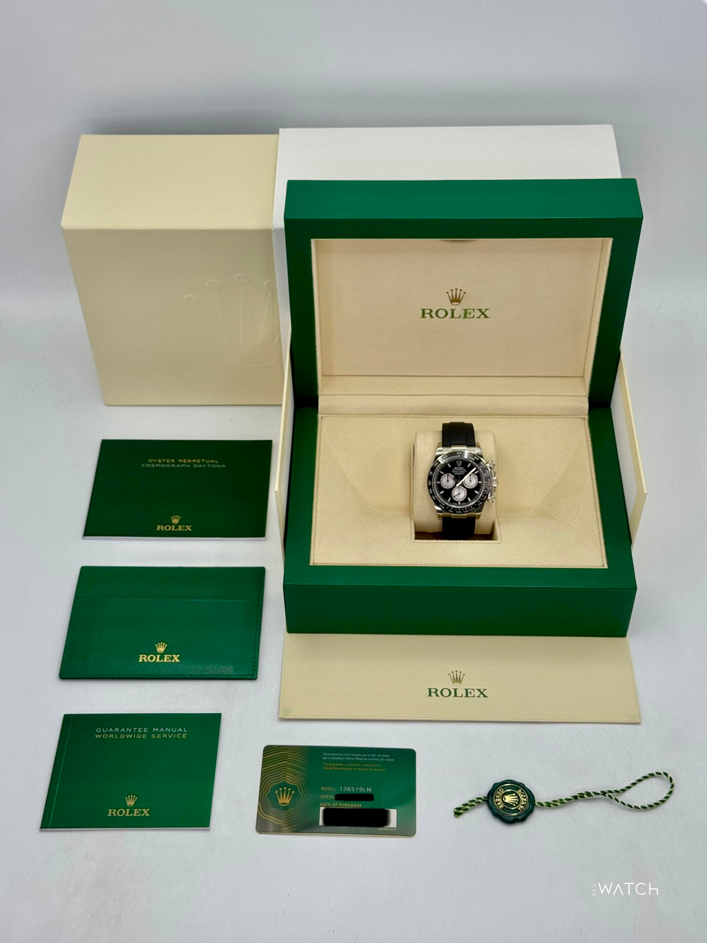 2024 Rolex Daytona "Baby Le Mans" 40mm 126519LN White Gold Black Dial (STICKERED)
