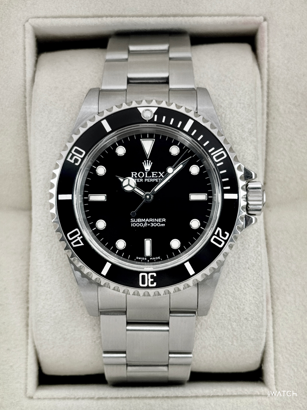 2006 Rolex Submariner 40mm 14060M Stainless Steel Two-Liner Black Dial