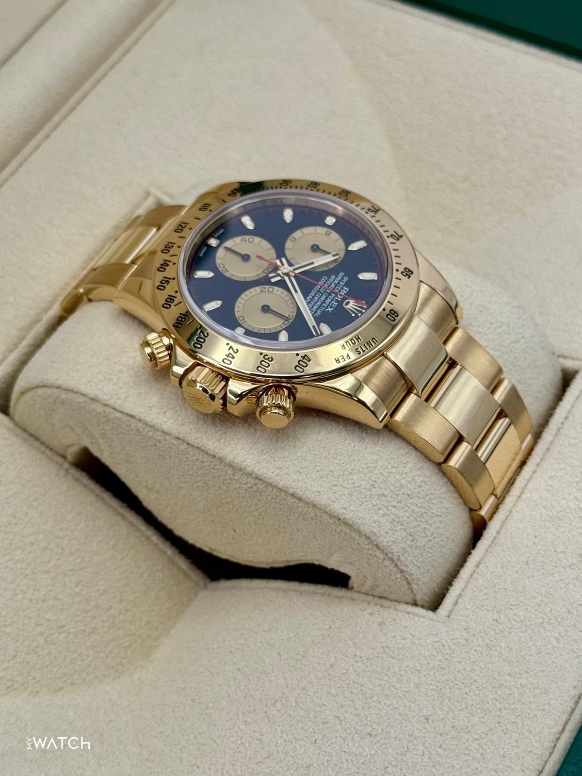 2015 Rolex Daytona "Paul Newman" 40mm 116528 Yellow Gold Black Dial