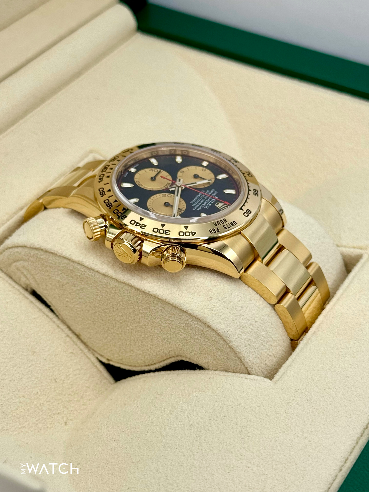 2023 Rolex Daytona "Paul Newman" 40mm 116508 Yellow Gold Black Dial