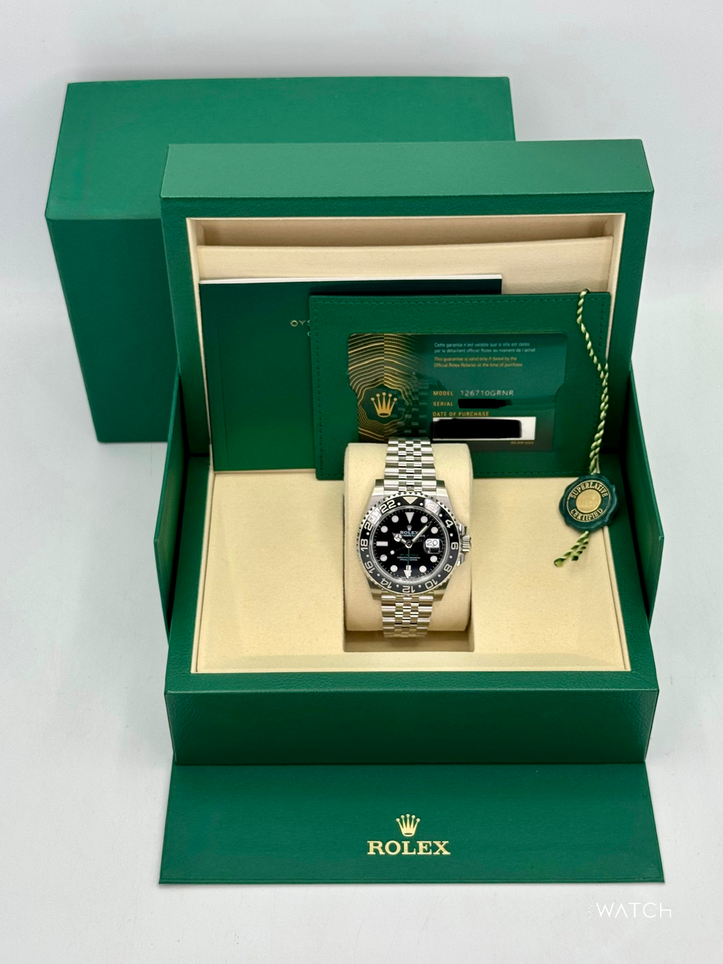 NEW 2025 Rolex GMT-Master II "Bruce Wayne" 40mm 126710GRNR Jubilee