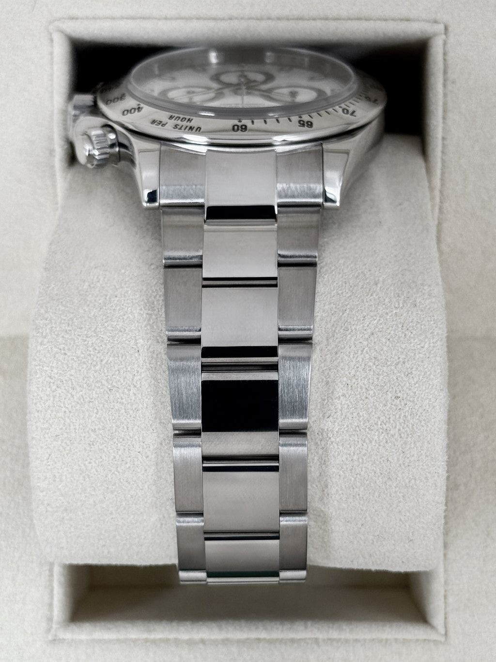 2015 Rolex Daytona 40mm 116520 Stainless Steel White Dial