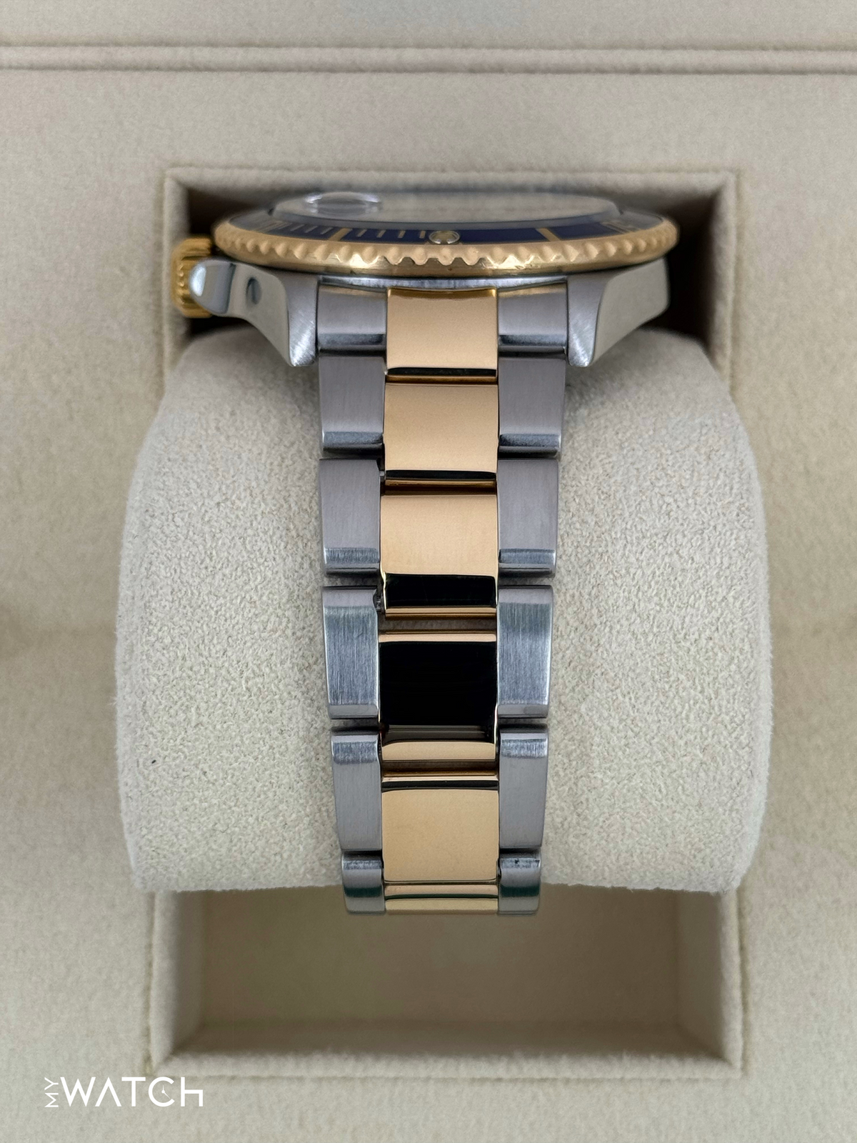 2004 Rolex Submariner "Bluesy" 40mm 16613 Two-Tone Blue Dial