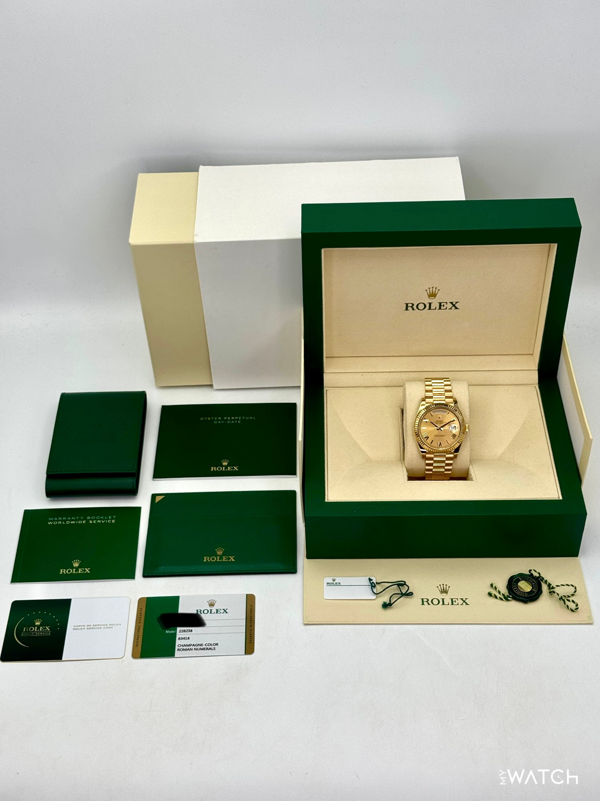 2019 Rolex Day-Date 40mm 228238 Presidential Champagne Dial (RSC WARRANTY)