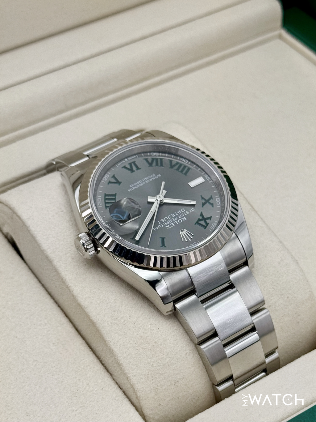 NEW 2026 Rolex Datejust 36mm 126234 Oyster Wimbledon Dial