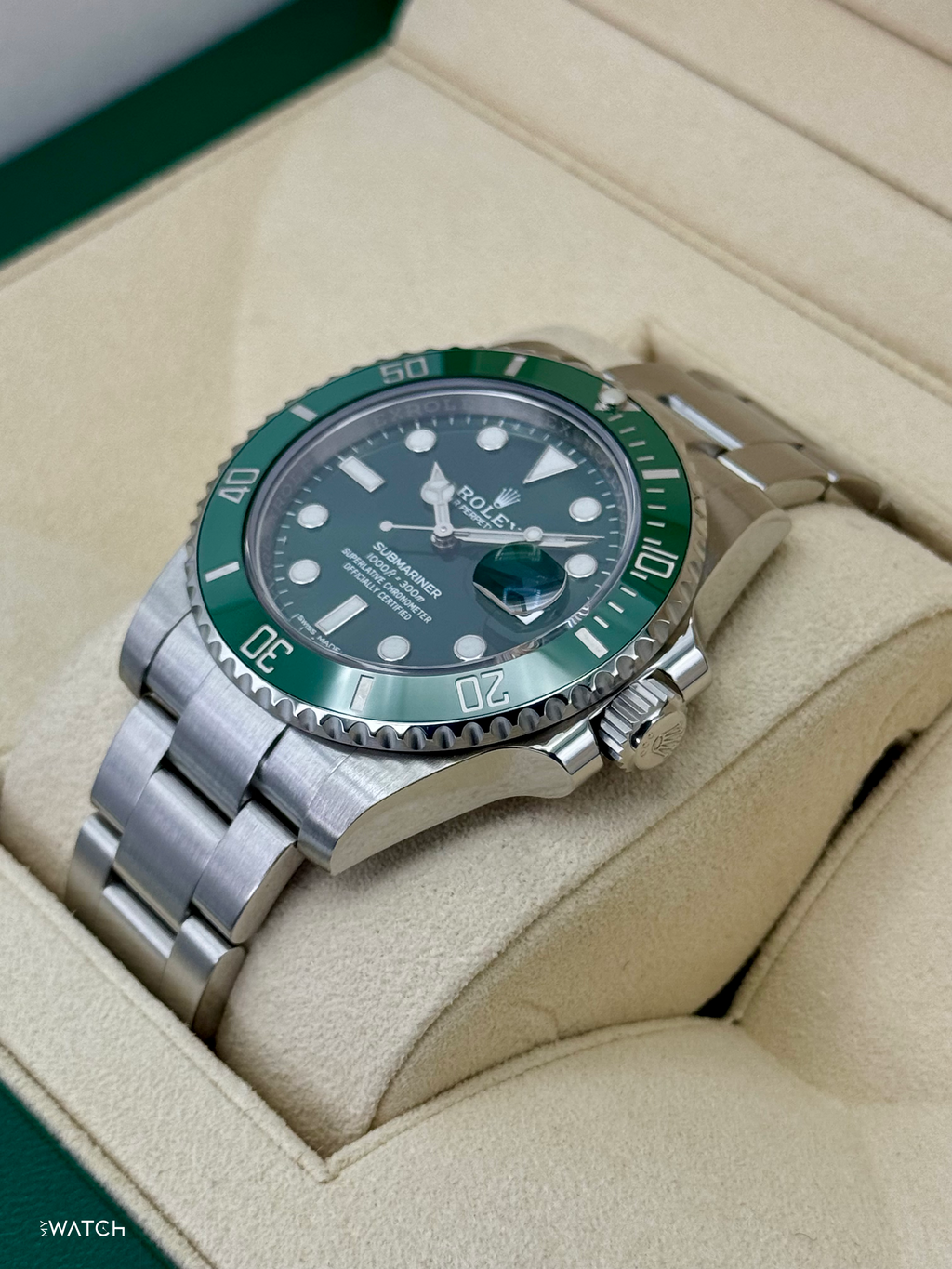 2025 CPO Rolex Submariner “Hulk” 40mm 116610LV Green Dial