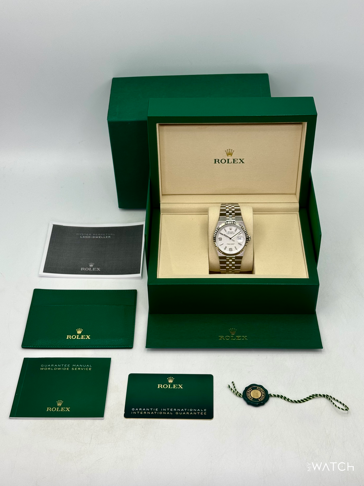 NEW 2026 Rolex Land-Dweller 40mm 127334 Stainless Steel Jubilee White Dial