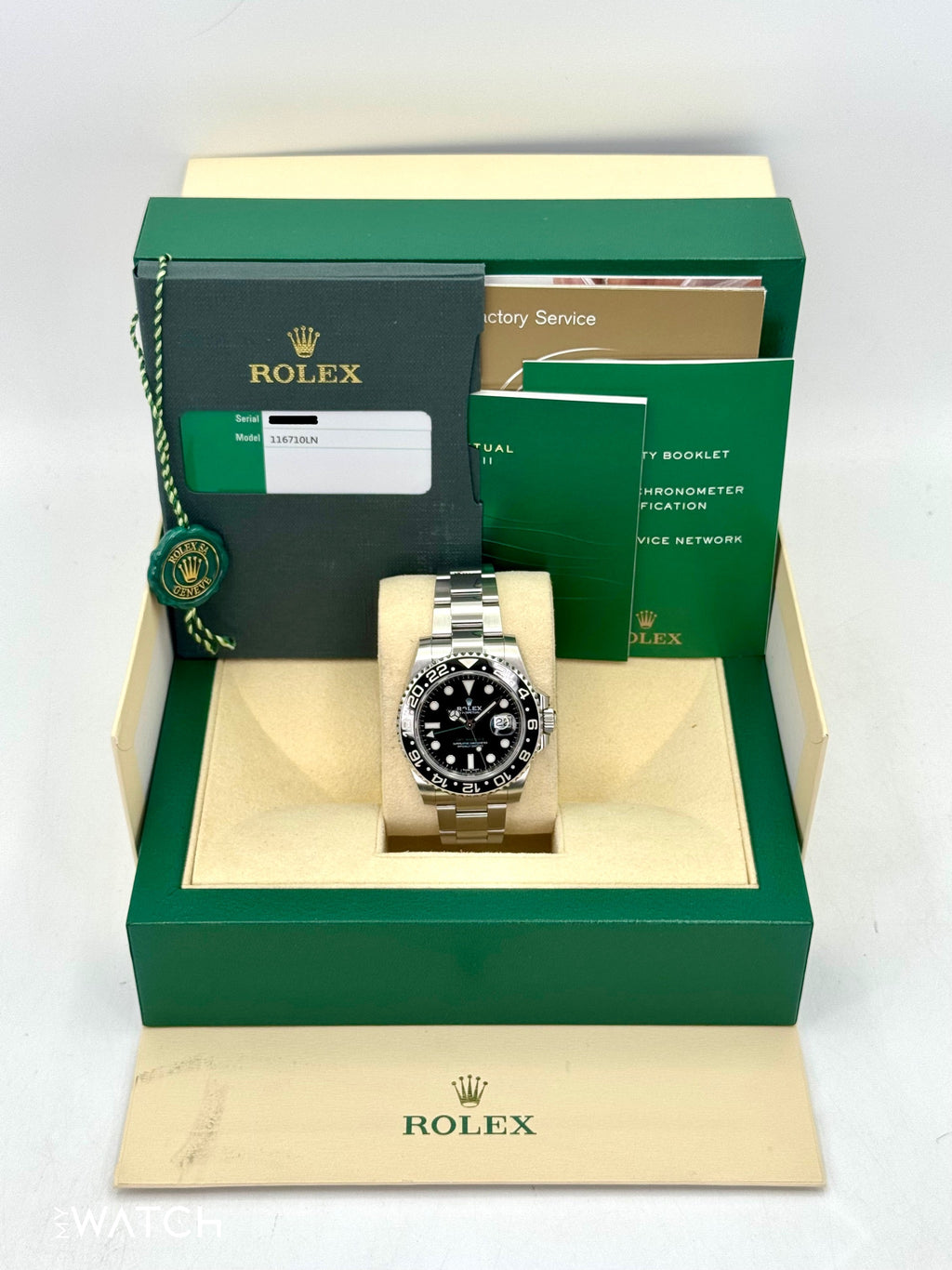 2019 Rolex GMT-Master II 40mm 116710LN Stainless Steel Black Dial
