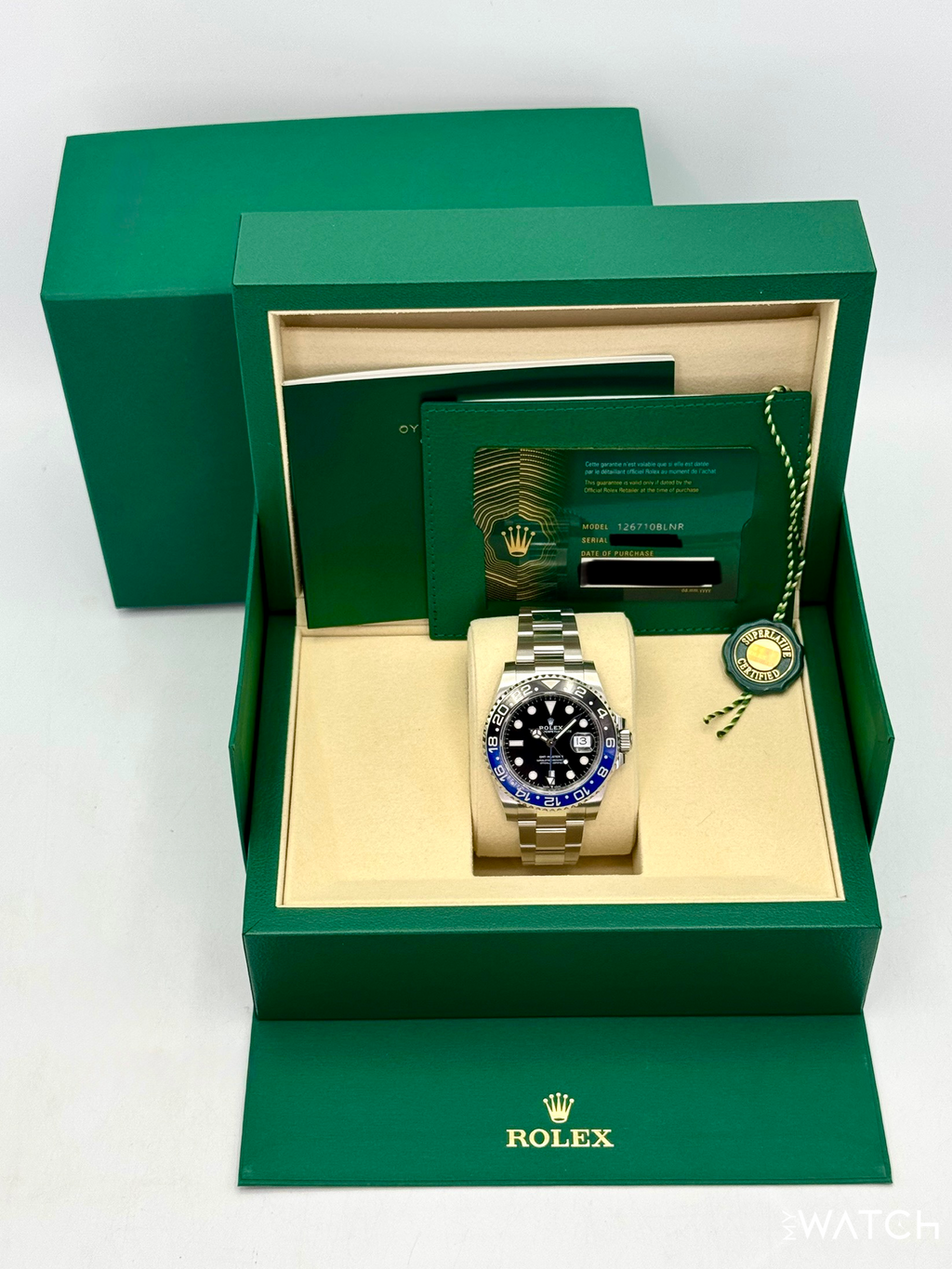 NEW 2025 Rolex GMT-Master II "Batman" 40mm 126710BLNR Oyster