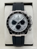 2026 Rolex Daytona 40mm 126519LN White Gold Oysterflex Silver Ghost Dial