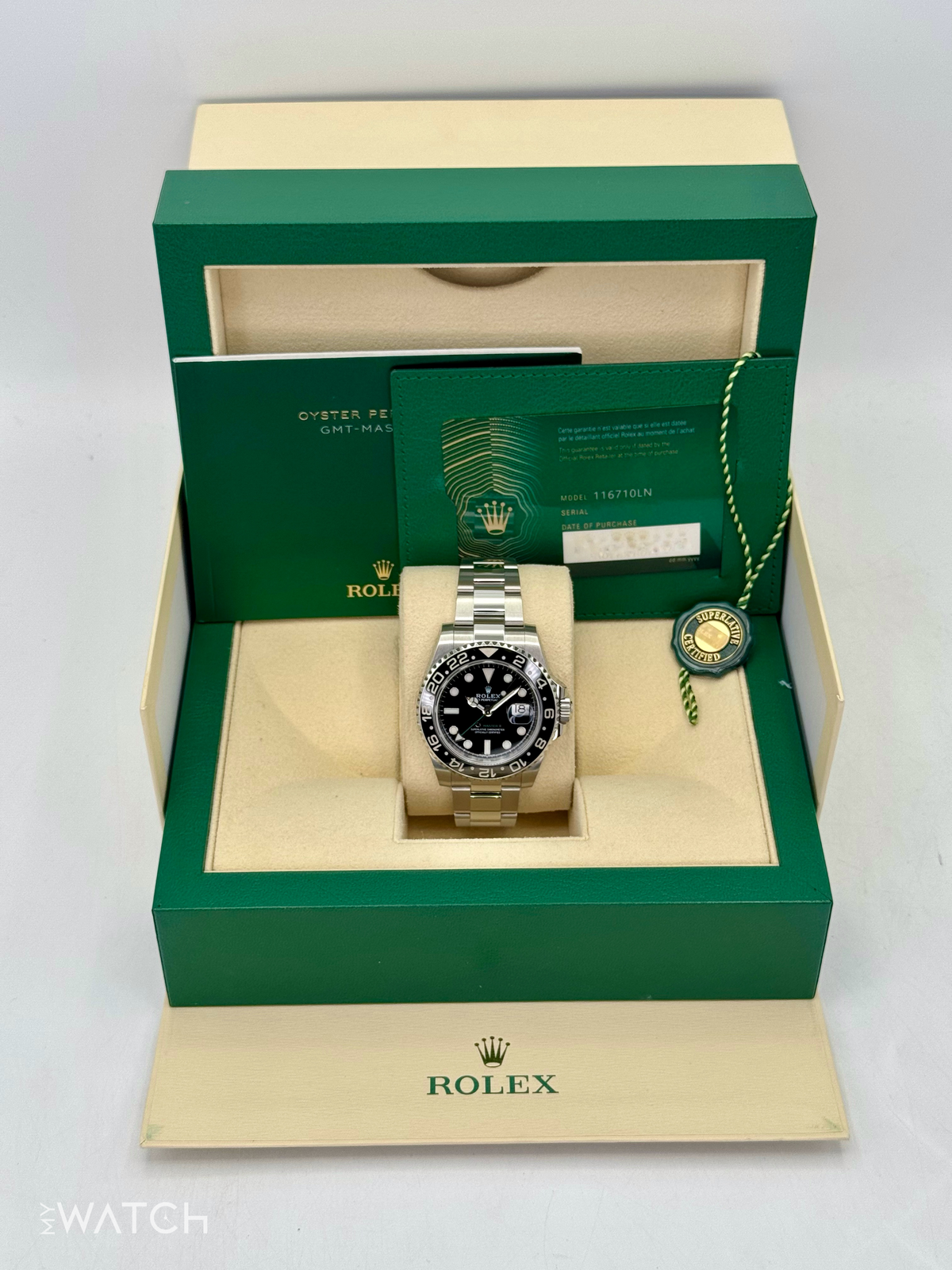 2020 Rolex GMT-Master II 40mm 116710LN Black Dial