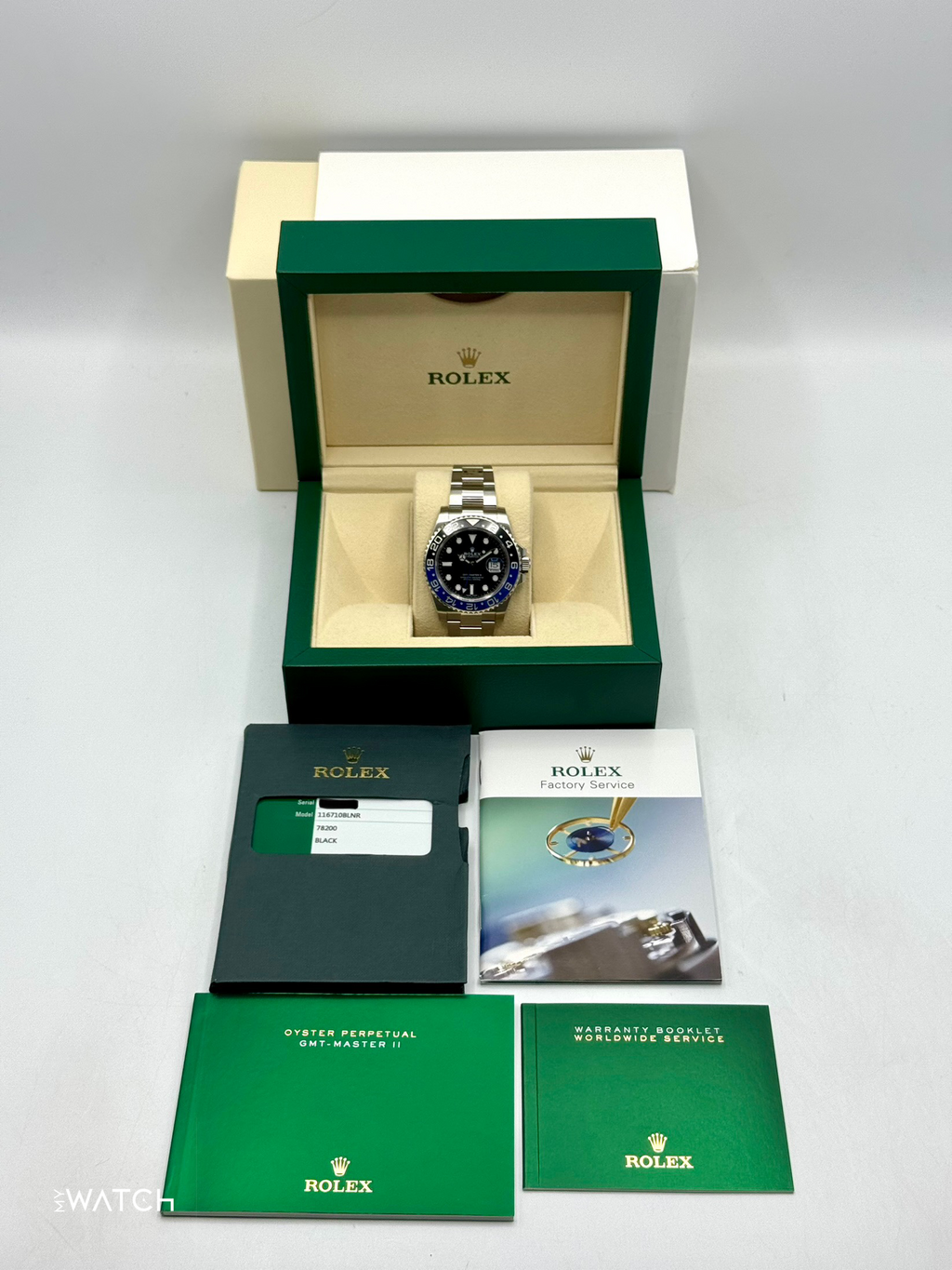 2016 Rolex GMT-Master II "Batman" 40mm 116710BLNR Oyster