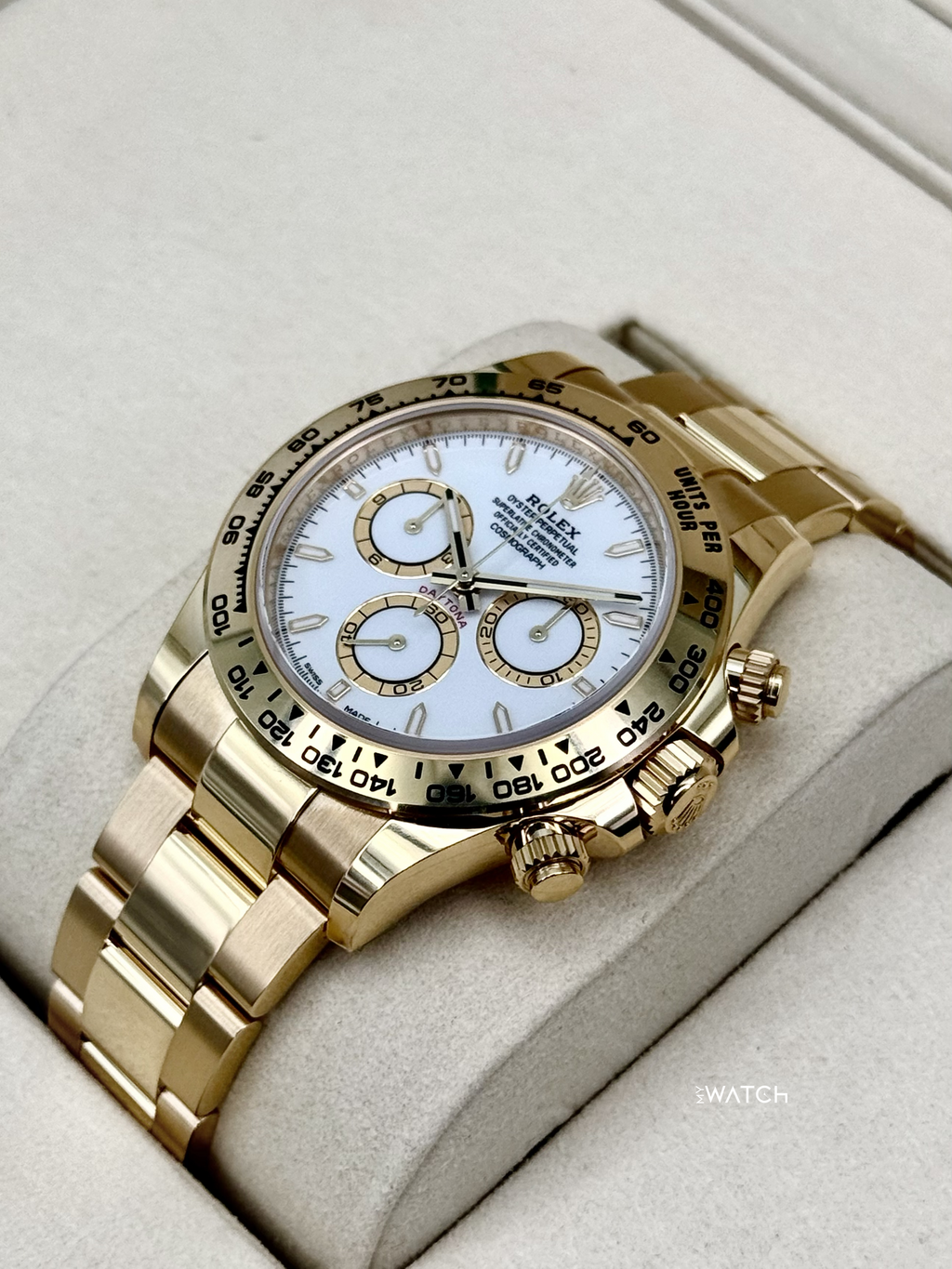 NEW 2026 Rolex Daytona 40mm 126508 18K Yellow Gold White Dial