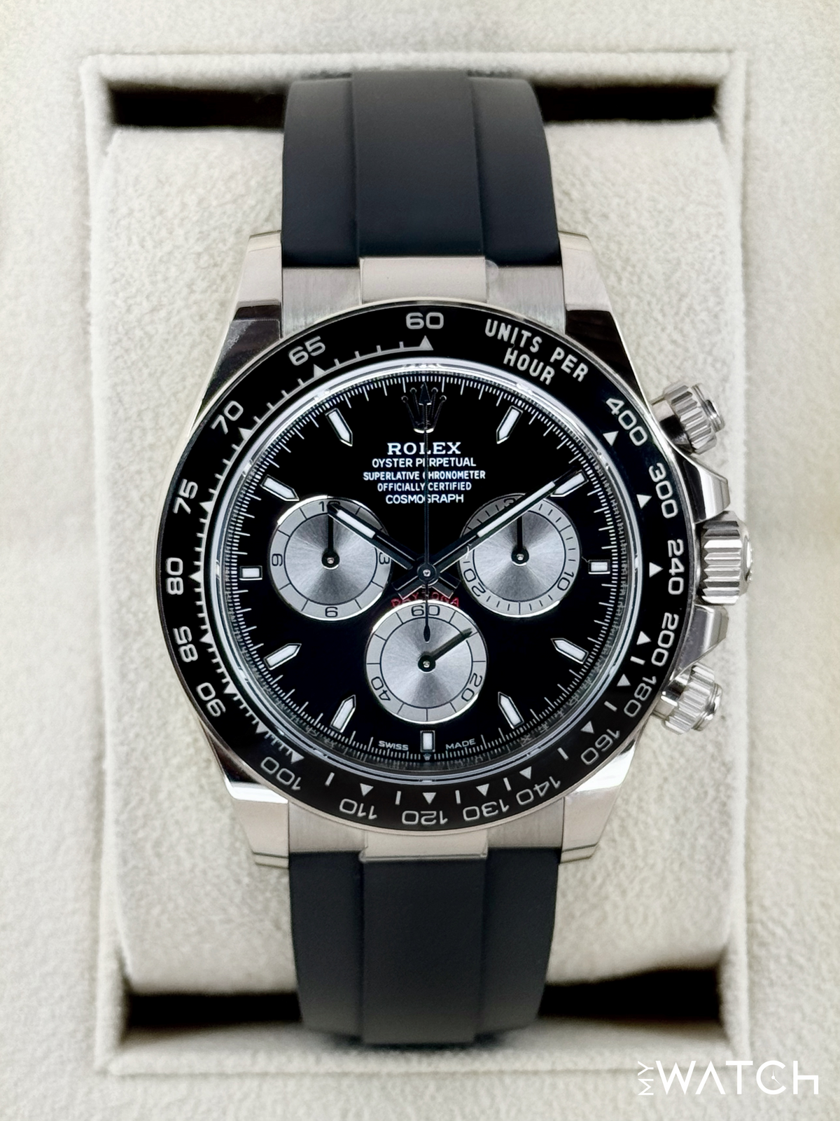 2025 Rolex Daytona "Baby Le Mans" 40mm 126519LN White Gold Black Dial