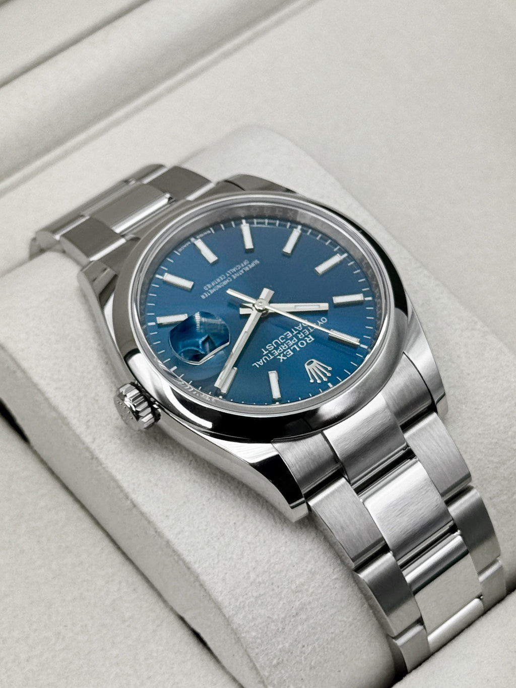 NEW 2026 Rolex Datejust 36mm 126200 Stainless Steel Oyster Blue Dial