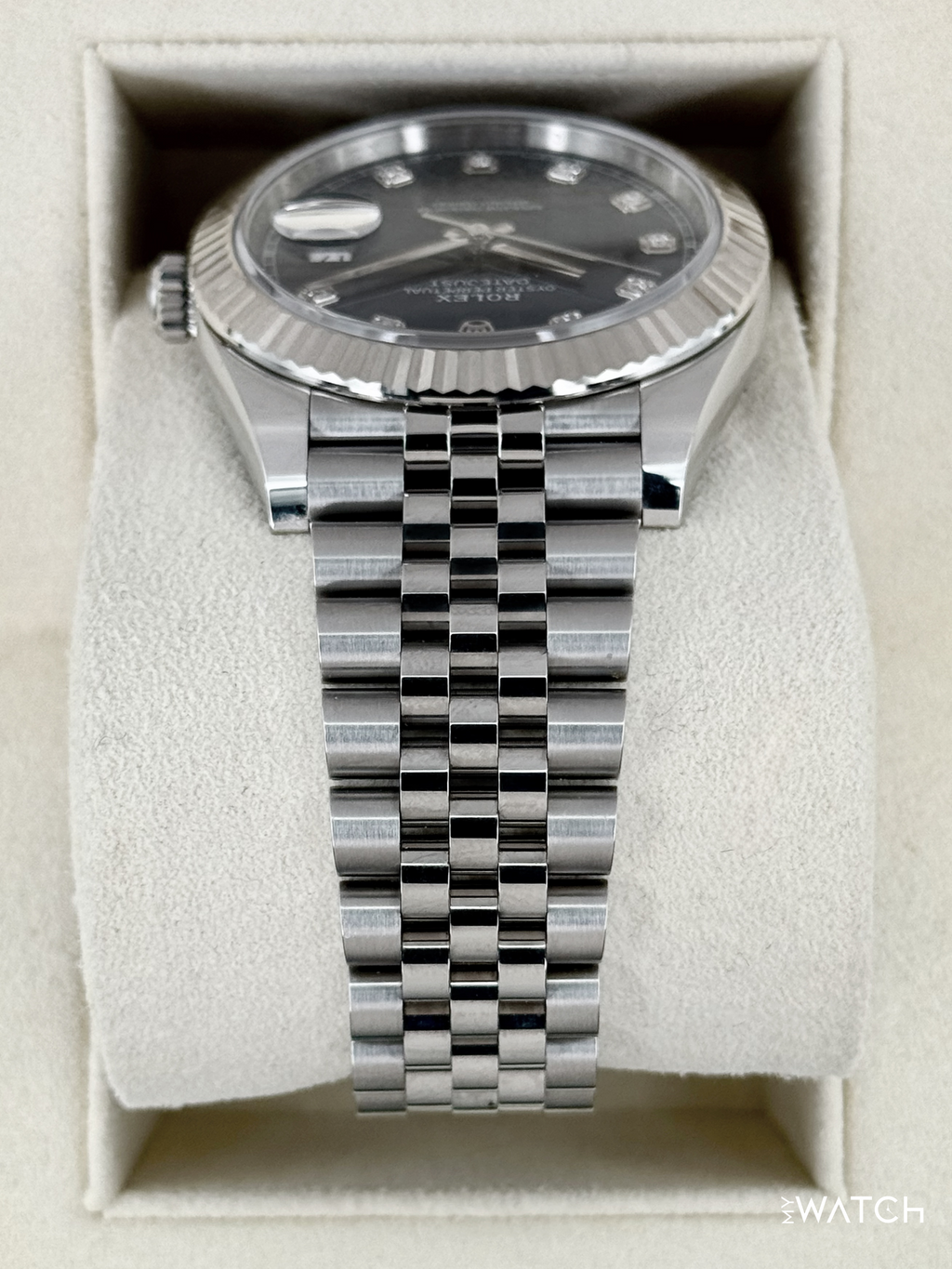 2020 Rolex Datejust 41mm 126334 Stainless Steel Jubilee Blue Diamond Dial