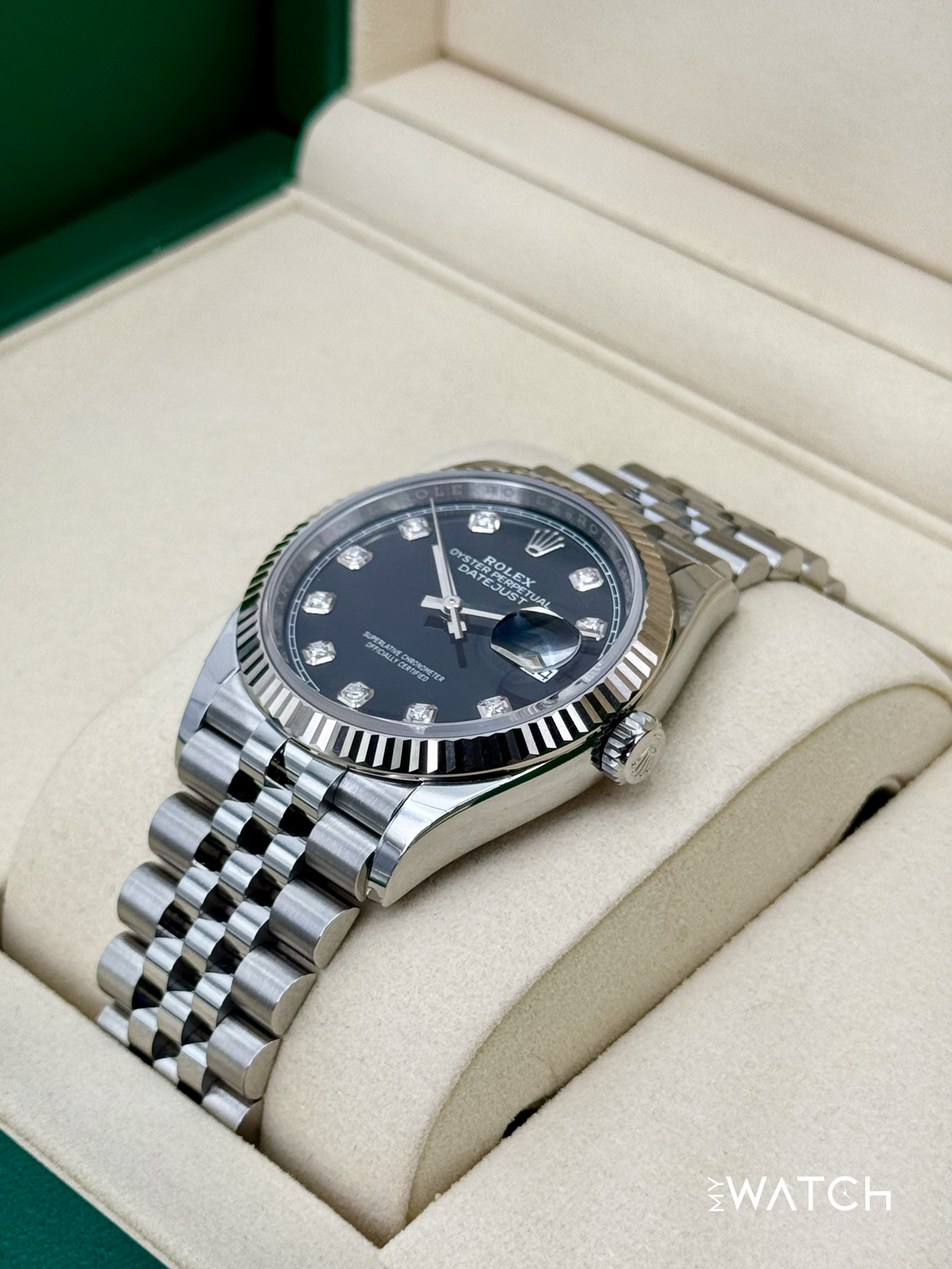 NEW 2026 Rolex Datejust 36mm 126234 Jubilee Black Diamond Dial
