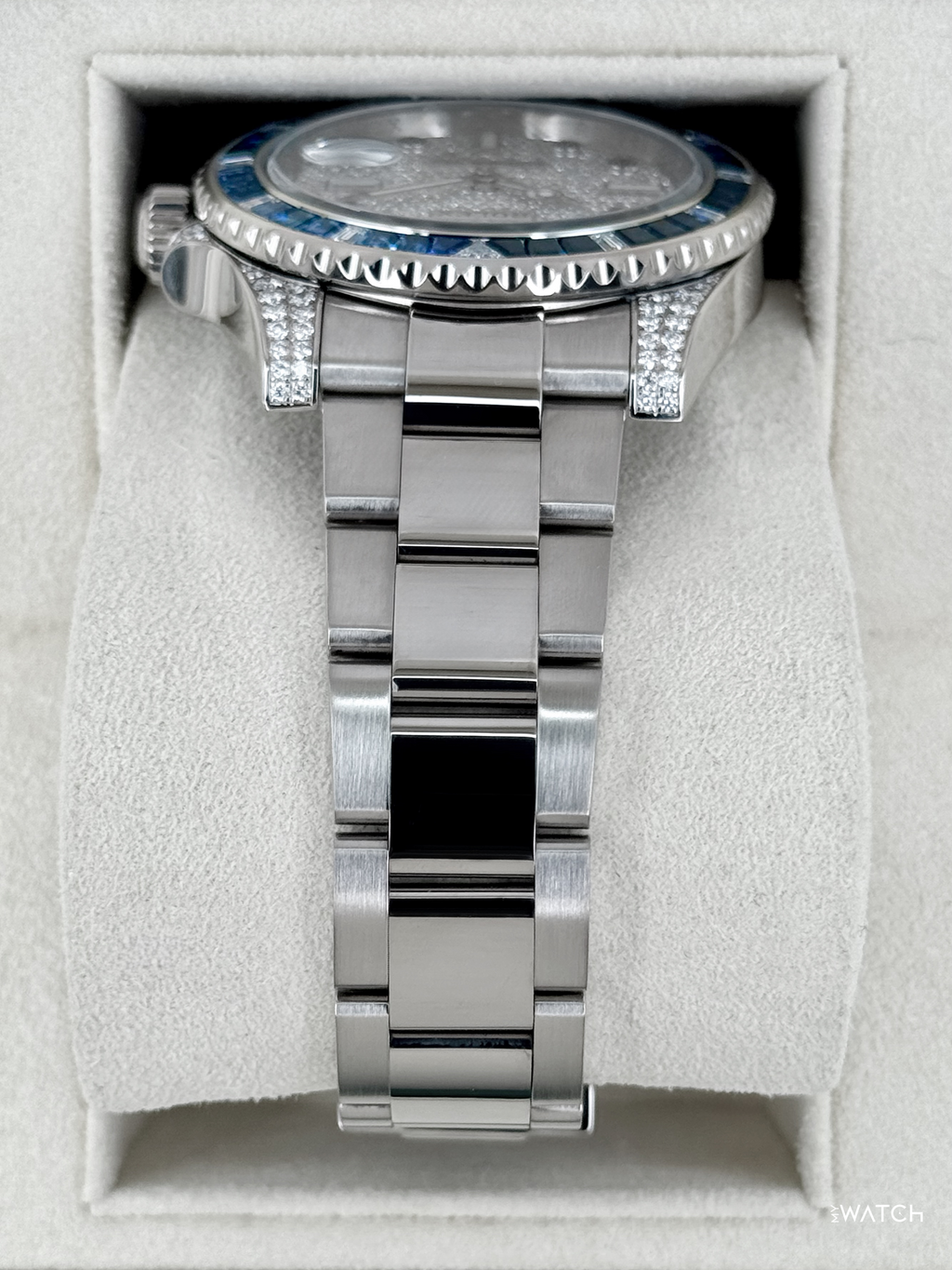 2019 Rolex Submariner 40mm 116659SABR White Gold Diamond Pave Dial