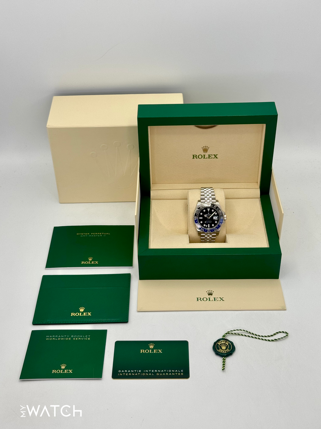 2023 Rolex GMT-Master II "Batgirl" 40mm 126710BLNR Jubilee Black Dial