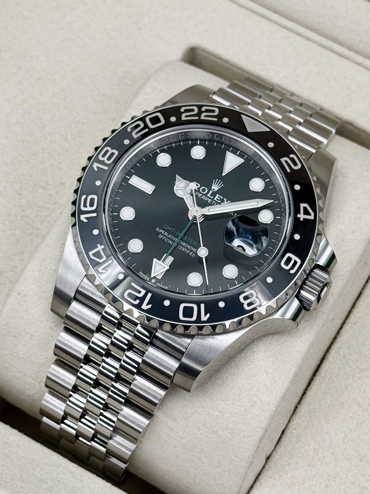 NEW 2026 Rolex GMT-Master II Bruce Wayne 40mm 126710GRNR Jubilee (STICKERED)