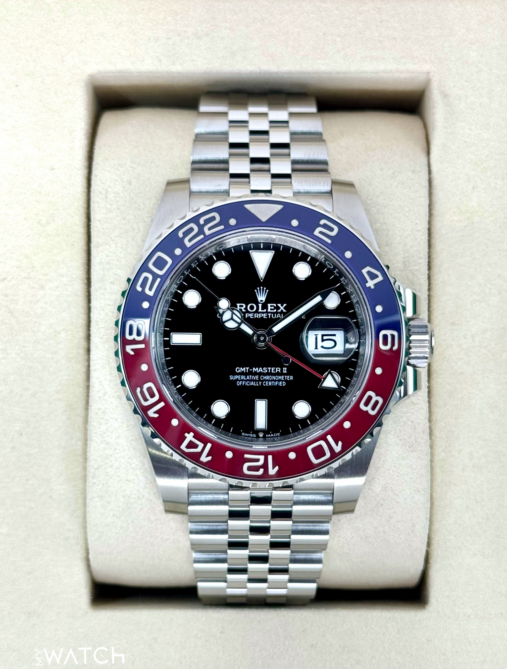 2025 Rolex GMT-Master II "Pepsi" 40mm 126710BLRO Jubilee