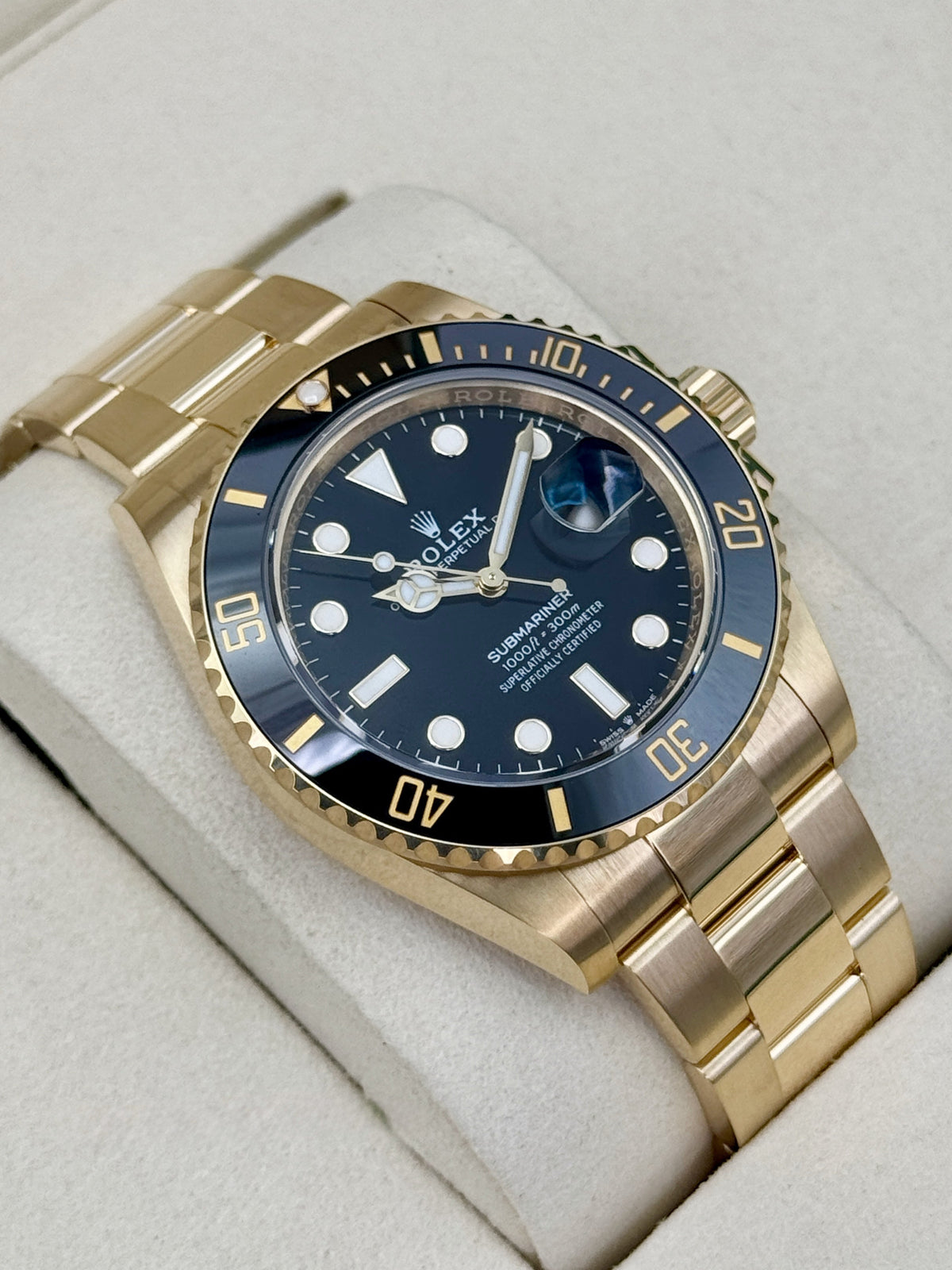 2026 Rolex Submariner 41mm 126618LN Yellow Gold Black Dial