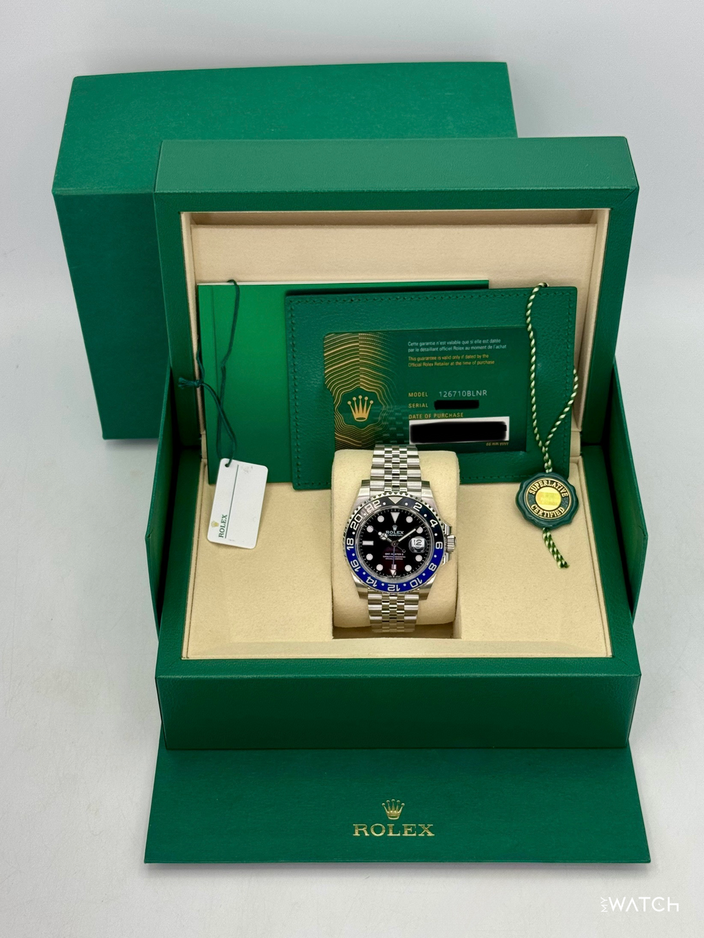 2025 Rolex GMT-Master II "Batgirl" 40mm 126710BLNR Jubilee