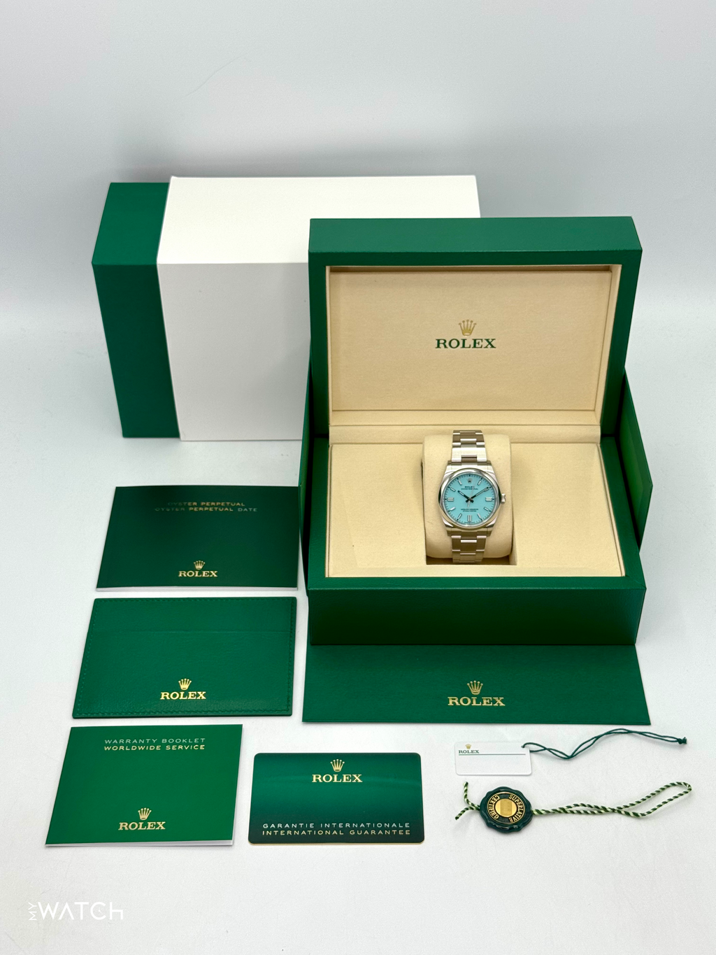 NEW 2026 Rolex Oyster Perpetual 36mm 126000 Tiffany Blue Dial