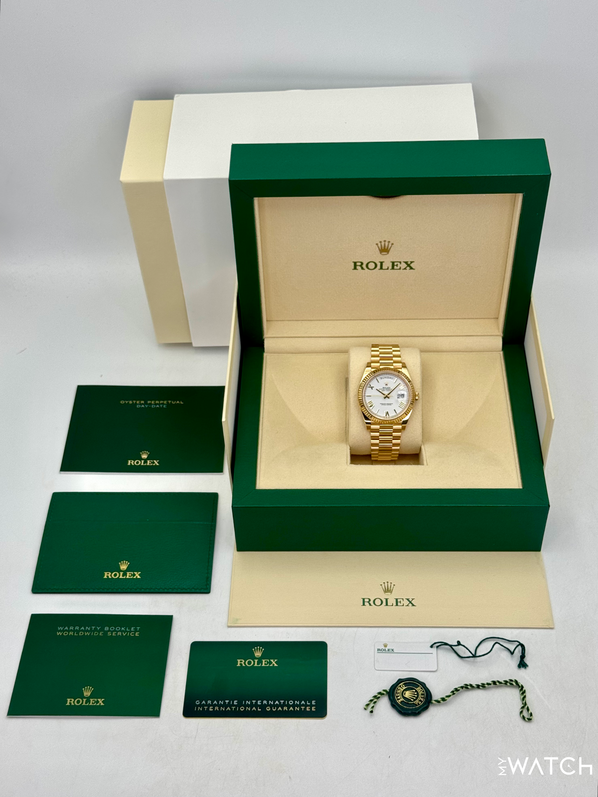 NEW 2025 Rolex Day-Date 40mm 228238 Presidential White Dial
