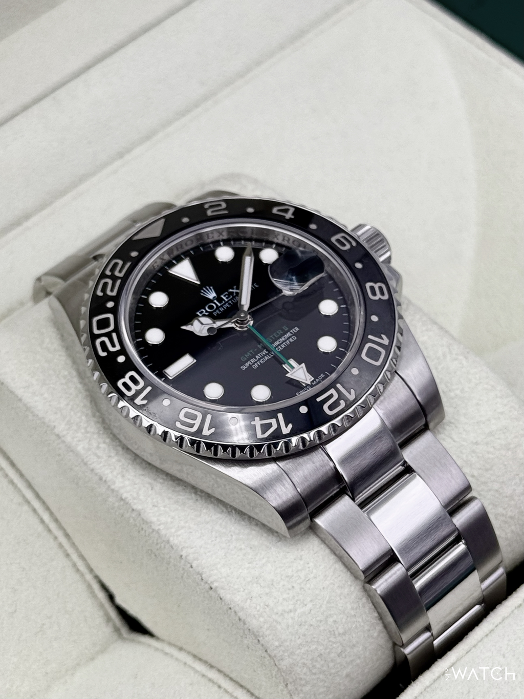 2008 Rolex GMT-Master II 40mm 116710LN Stainless Steel Black Dial