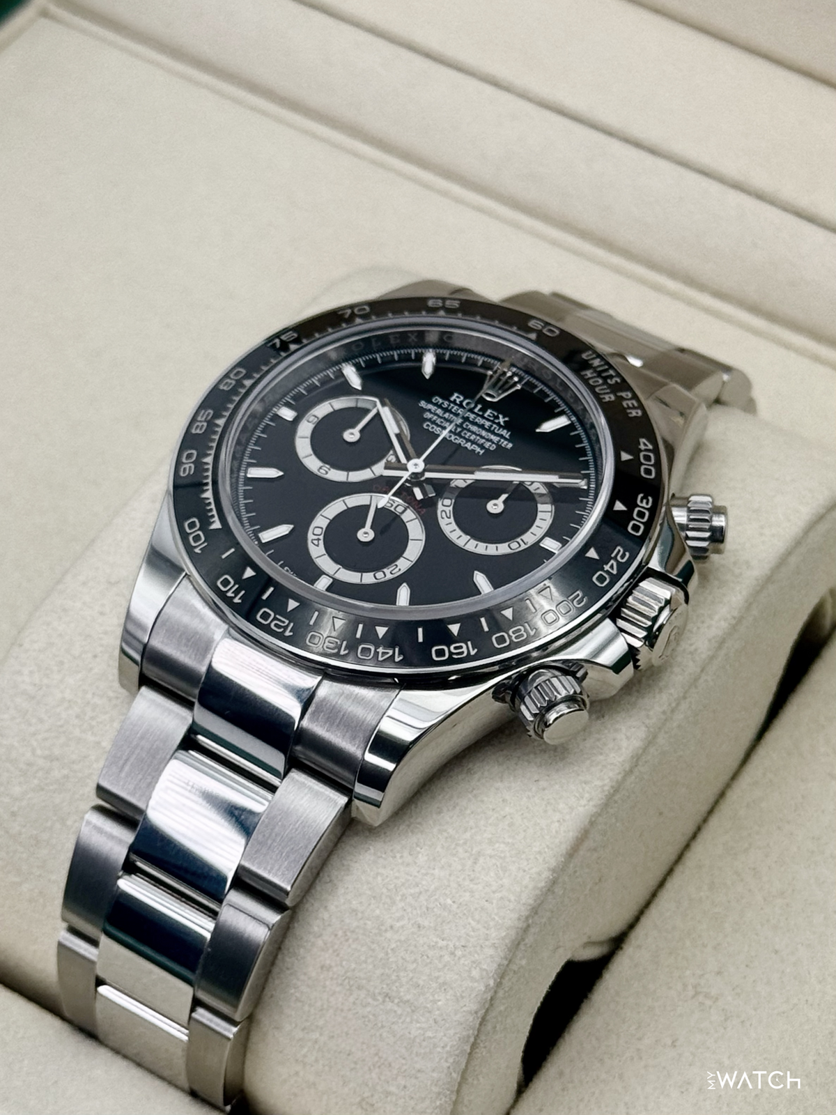 2025 Rolex Daytona 40mm 126500LN Stainless Steel Black Dial